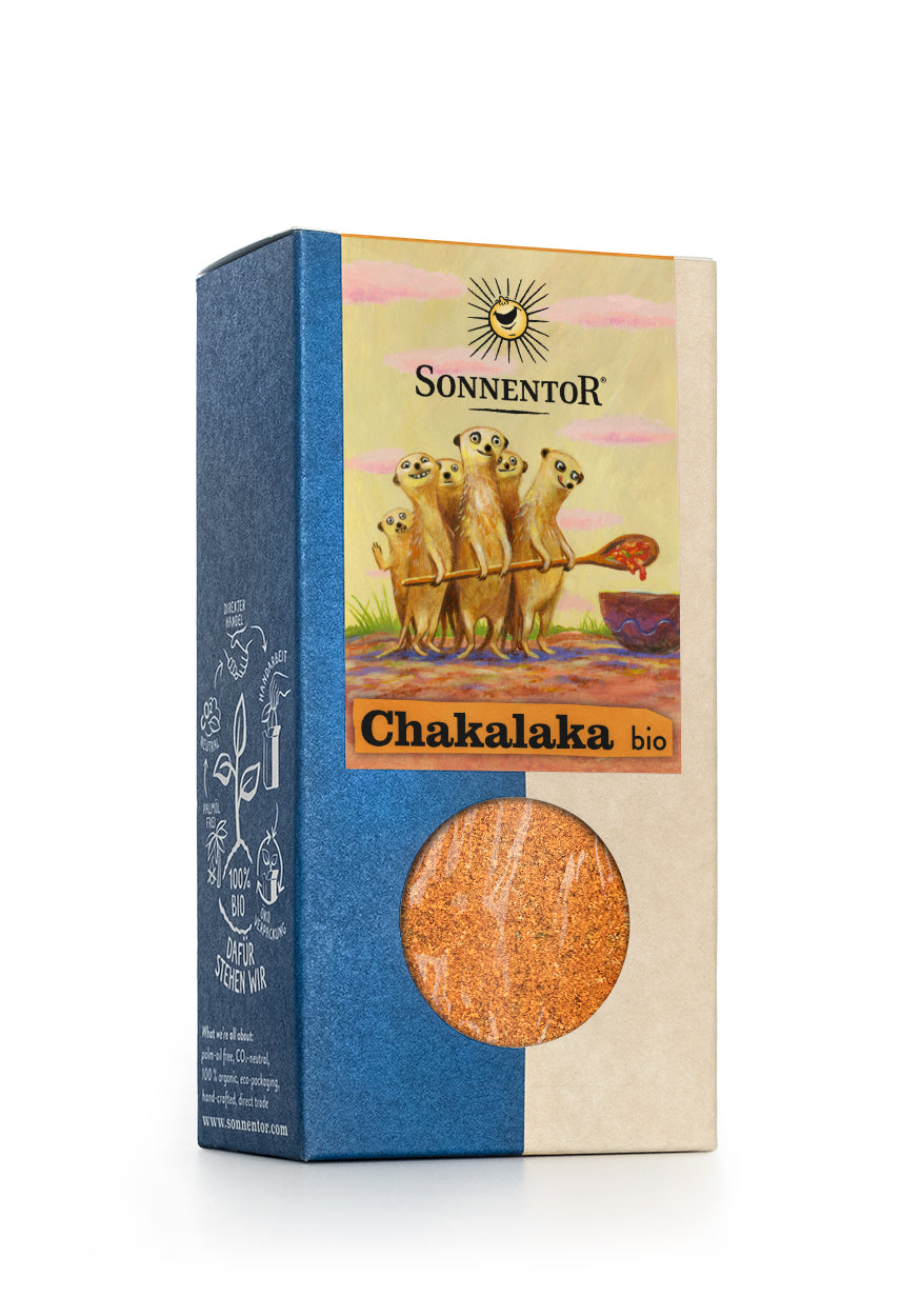Sonnentor Kořenící směs BIO - Chakalaka (65 g) - s lehce pikantní chutí Sonnentor