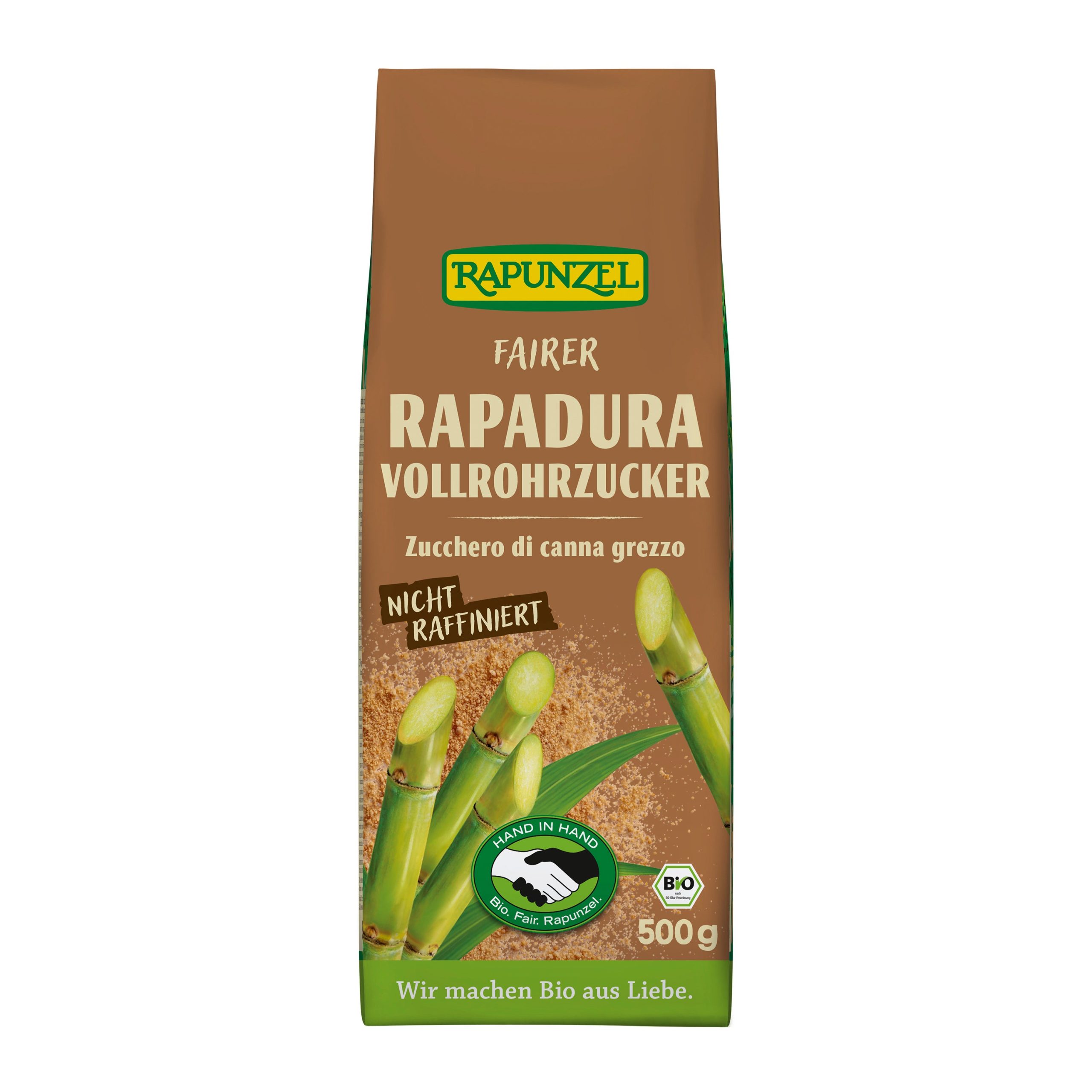 Šťáva třtinová sušená Rapadura 500 g BIO   RAPUNZEL Rapunzel