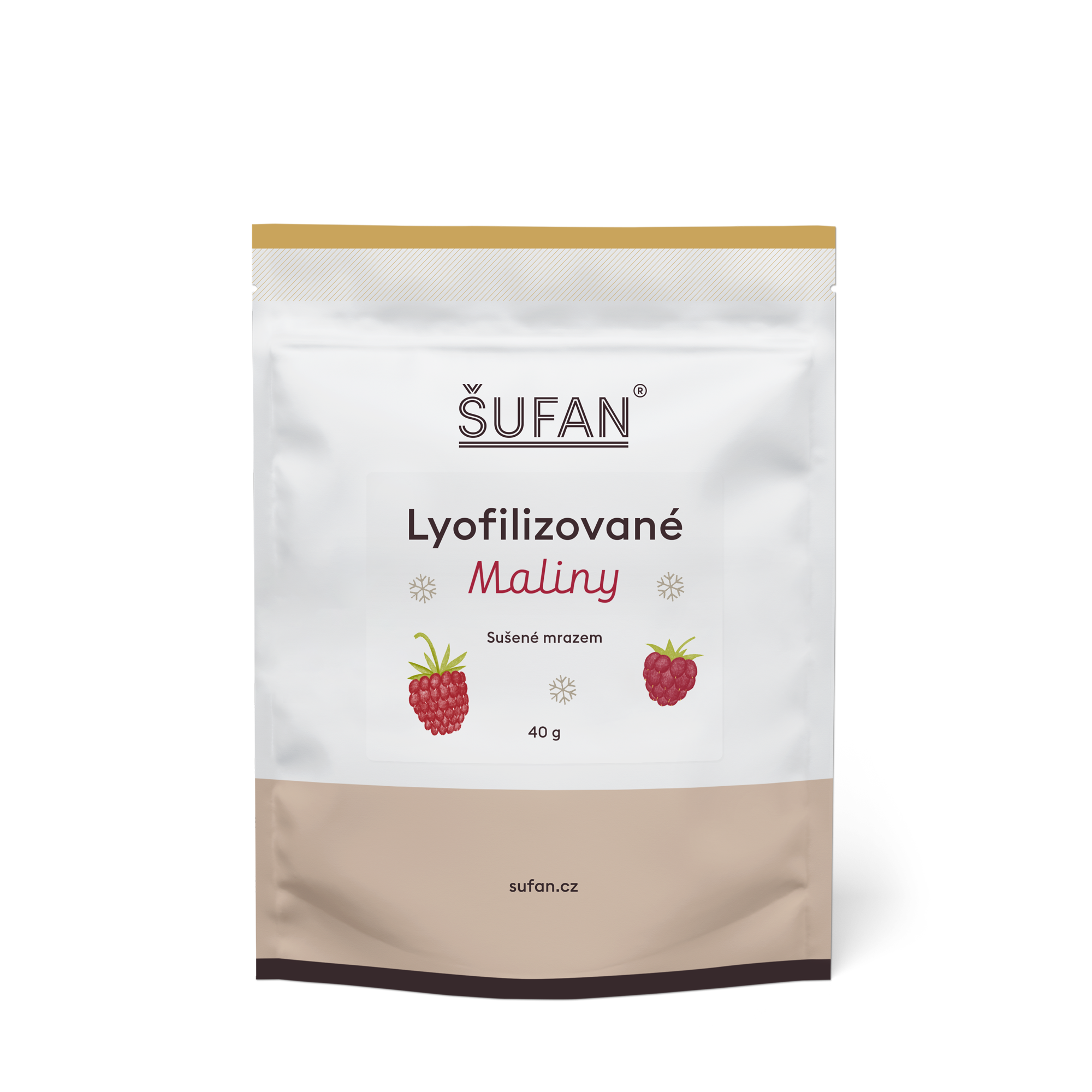 Šufan Maliny sušené mrazem (40 g) - bez cukru a konzervantů Šufan