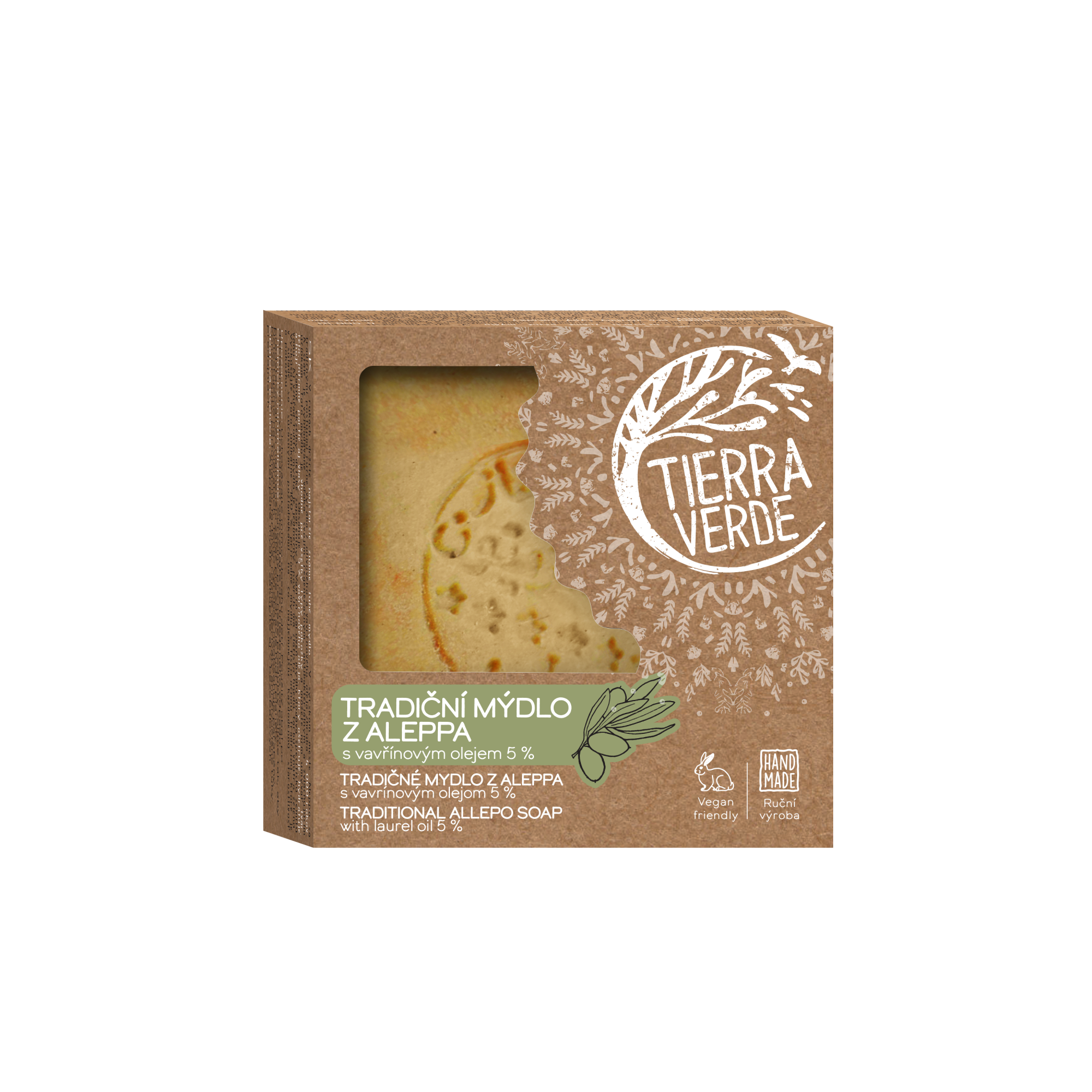 Tierra Verde Aleppské mýdlo pro problematickou pokožku - 1 ks Tierra Verde