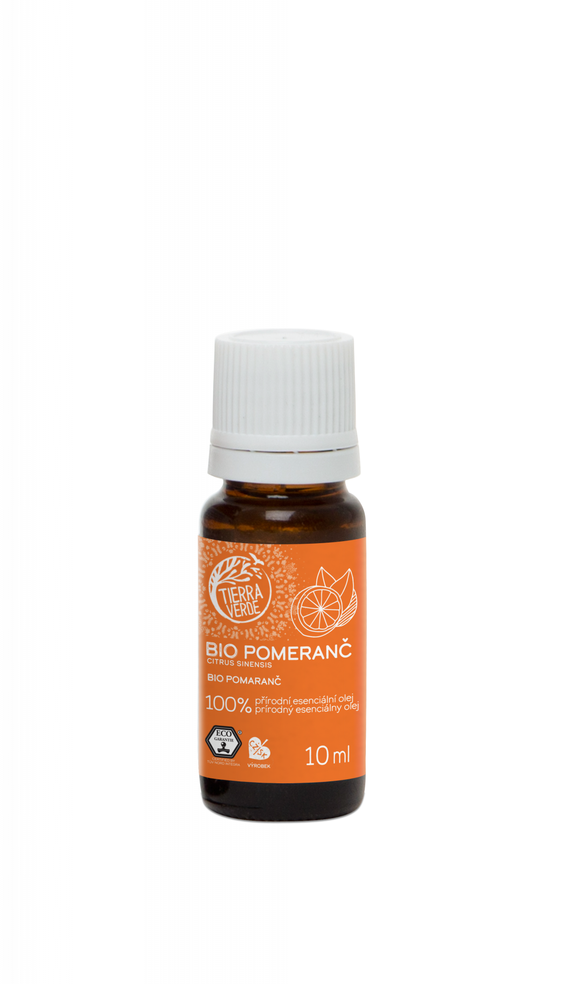 Tierra Verde Esenciální olej Pomeranč BIO - 10 ml - zlepšovač nálady Tierra Verde