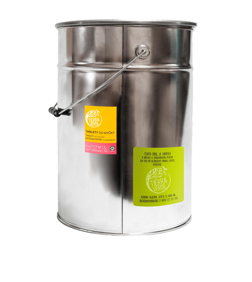 Tierra Verde Tablety do myčky - 600 ks (kbelík) - s certifikací ecogarantie Tierra Verde