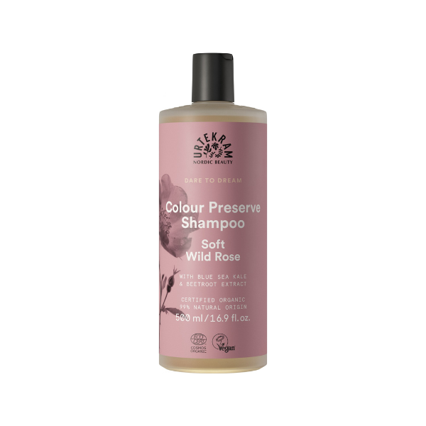 Urtekram Šampon se šípkovou růží pro barvené vlasy BIO - 500 ml Urtekram