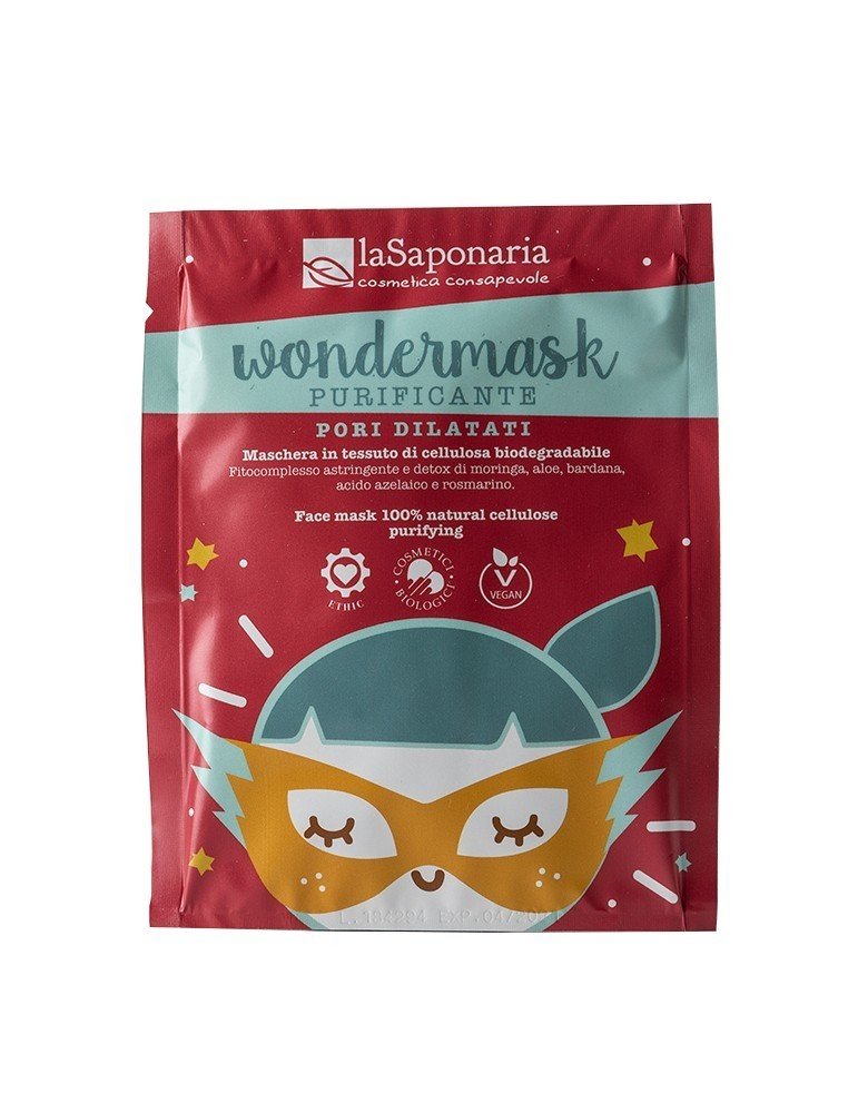 laSaponaria Čisticí pleťová maska Wondermask BIO (10 ml) laSaponaria