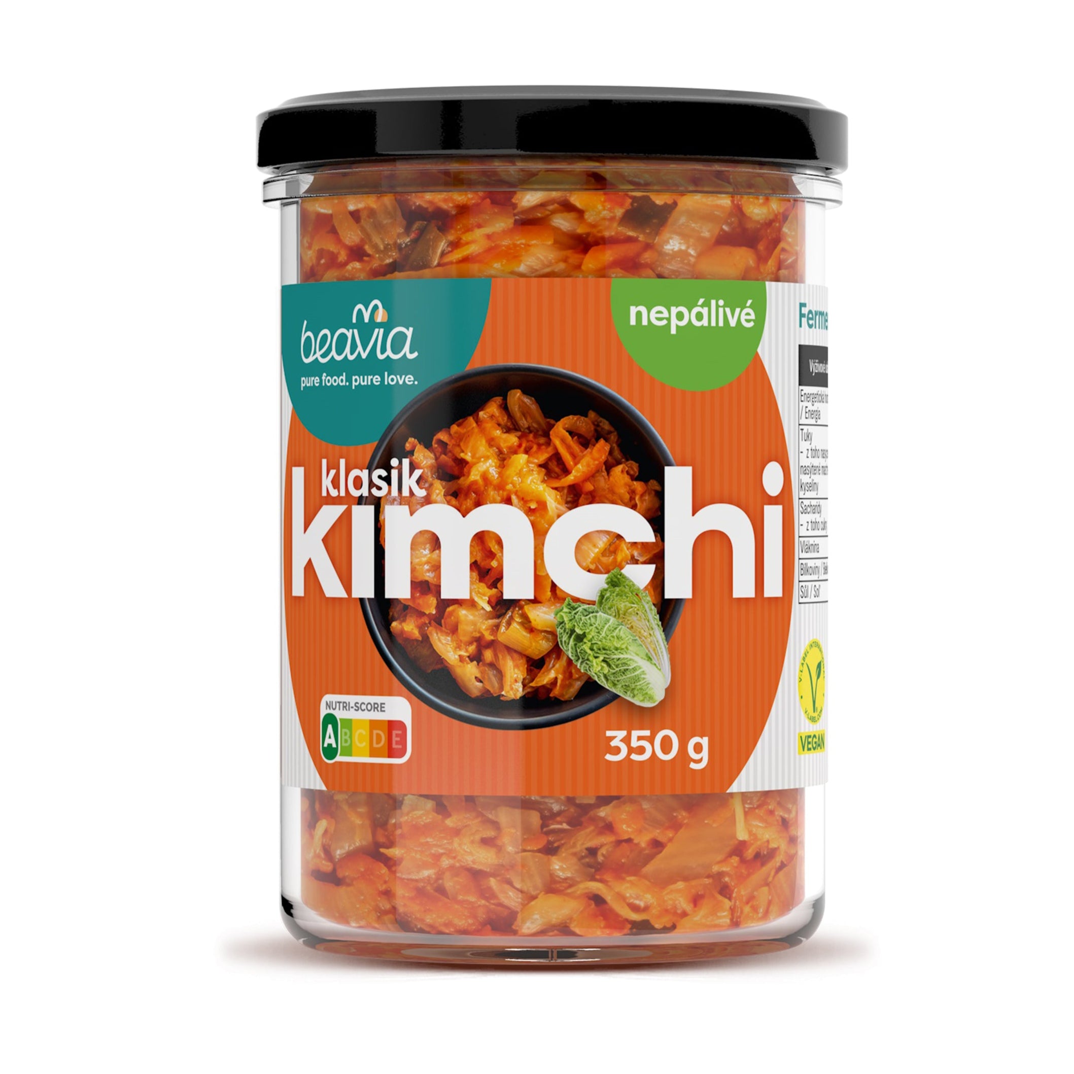 Beavia Kimchi klasik nepálivé pasterované (350 g) - na chuť i na vaření Beavia