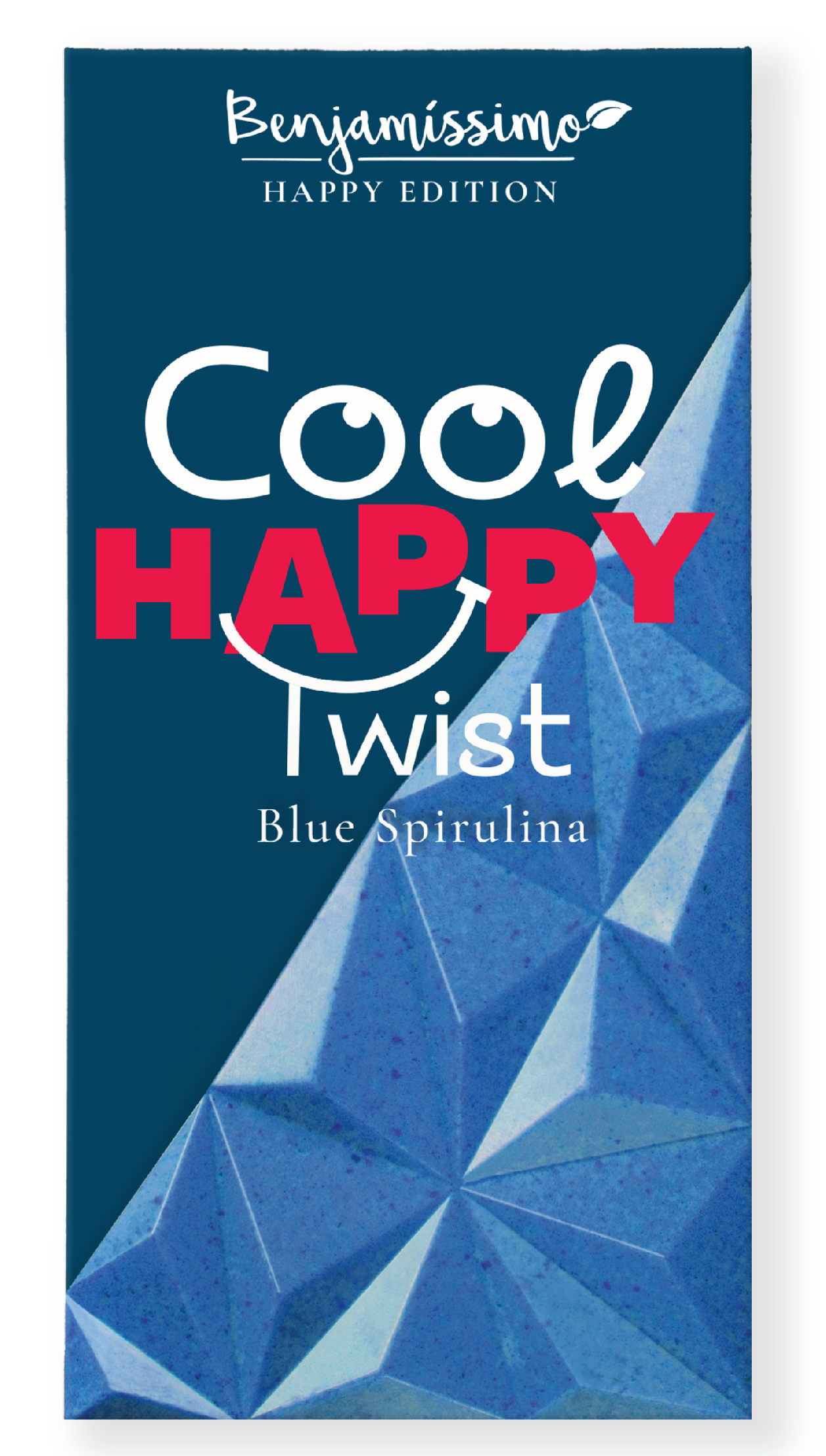 Benjamíssimo Čokoláda Blue spirulina rostlinná BIO (60 g) - alternativa bílé čokolády Benjamíssimo