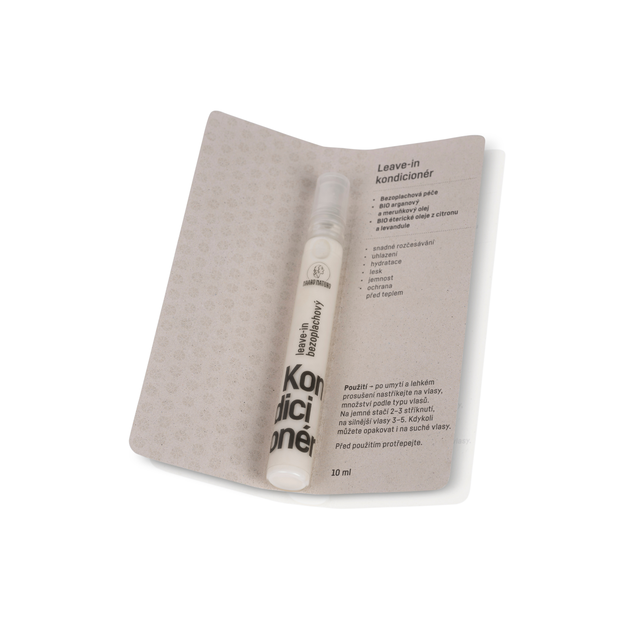 Haaro Naturo Bezoplachový kondicionér ve spreji Leave-in - 10 ml (vzorek) - usnadní rozčesávání a dodá lesk Haaro Naturo