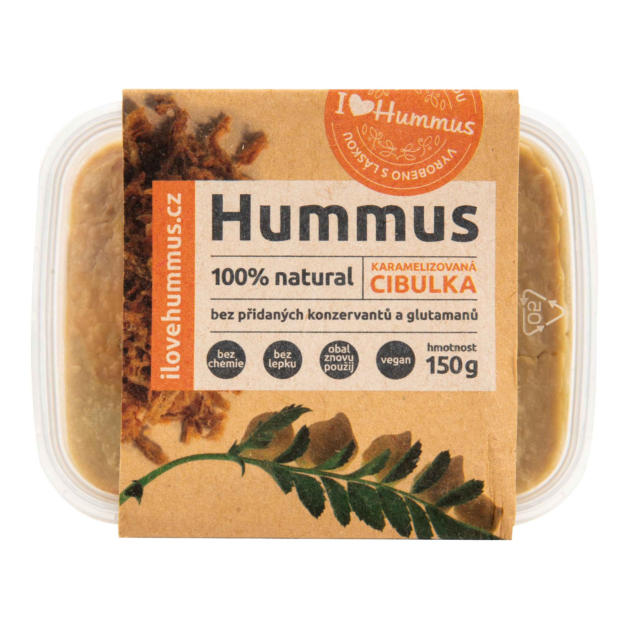 I Love Hummus Hummus s karamelizovanou cibulkou (150 g) I Love Hummus