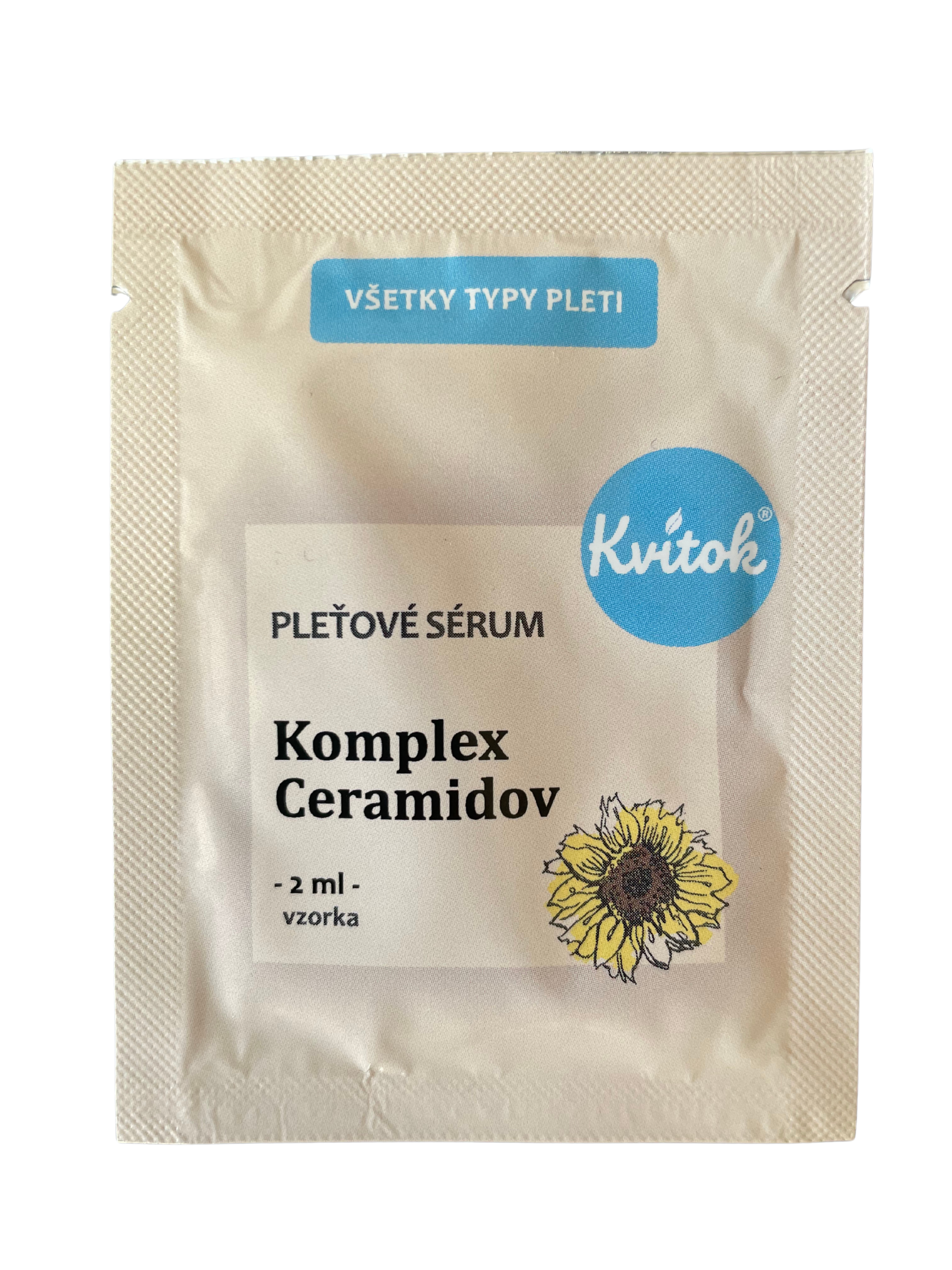 Kvitok Pleťové sérum - Komplex ceramidů - vzorek (2 ml) - obnovuje ochranný film pleti Kvitok