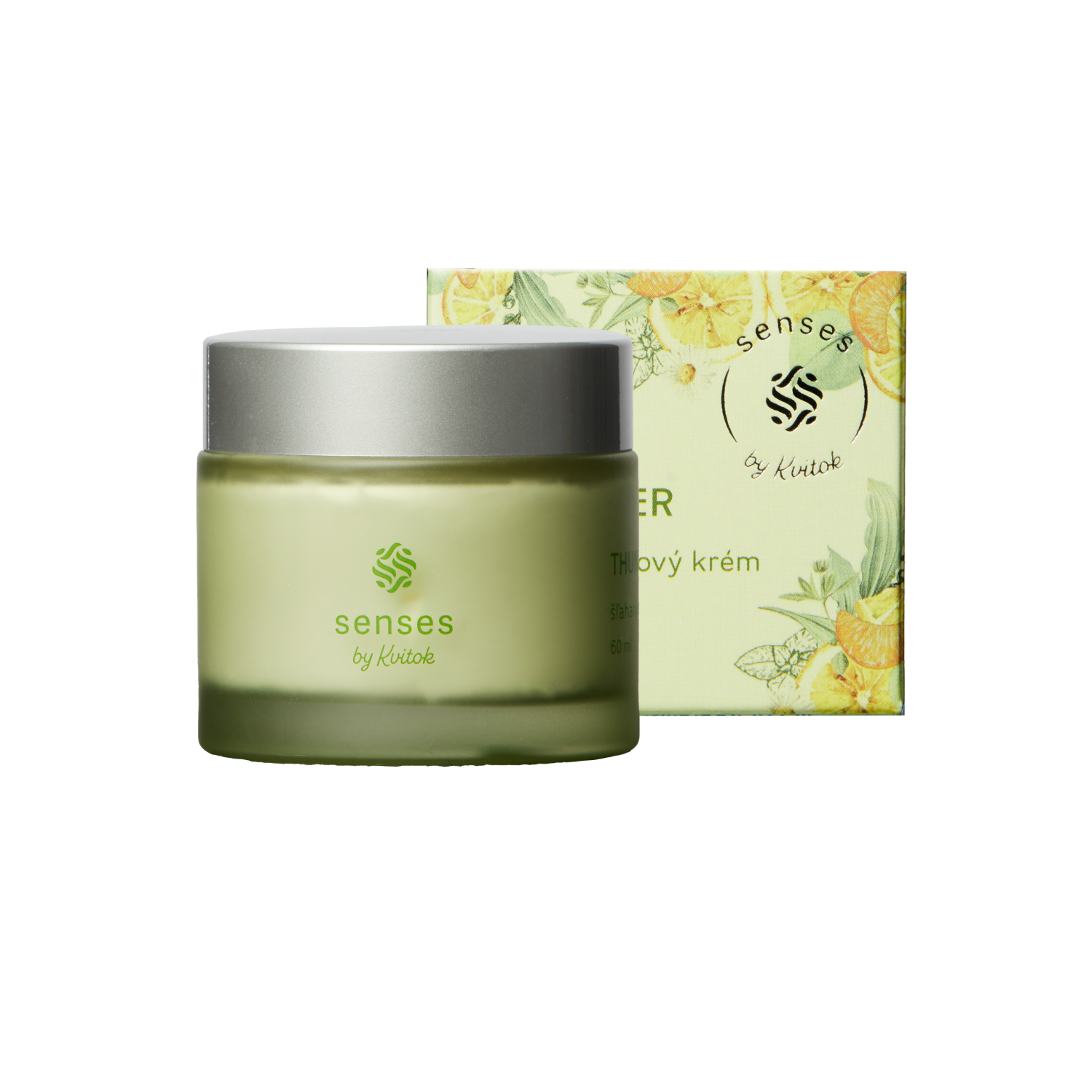 Kvitok Senses Šlehaný tělový krém Thunder (60 ml) - svěžě kořenitá vůně Kvitok