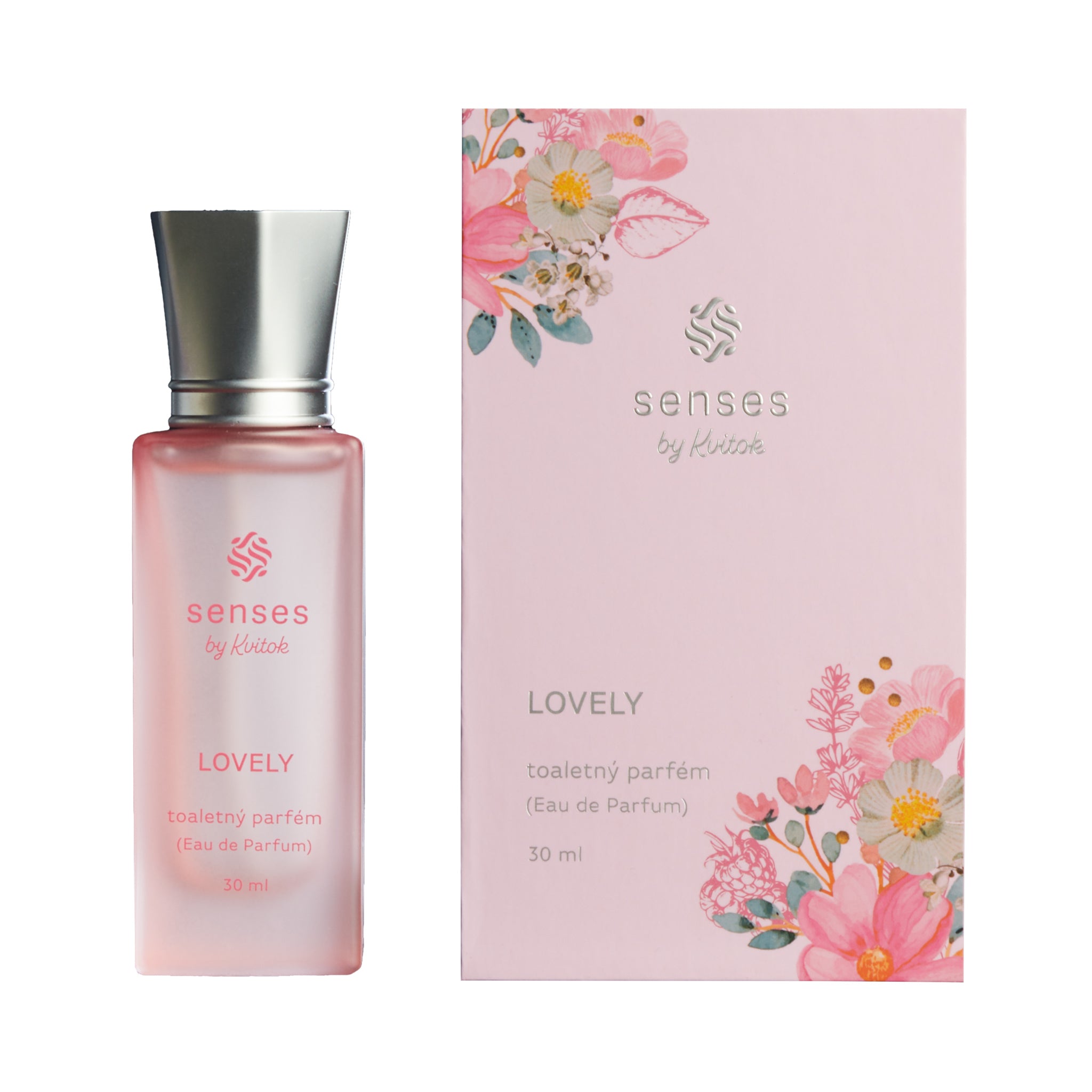 Kvitok Senses Toaletní parfém Lovely (30 ml) - pošk. obal - s vůní růže