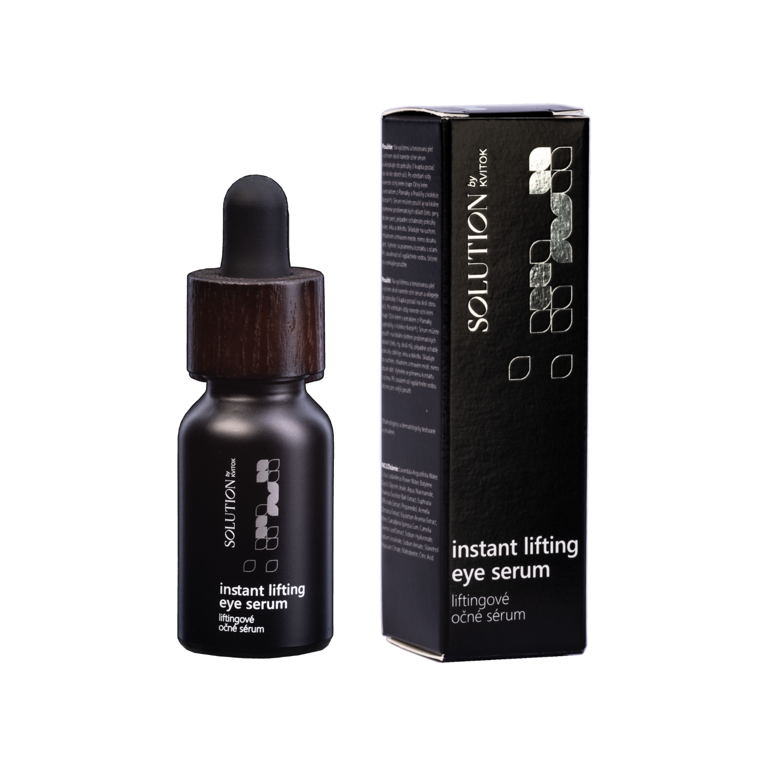 Kvitok Solution Liftingové oční sérum - 15 ml - redukce vrásek a kruhů pod očima Kvitok