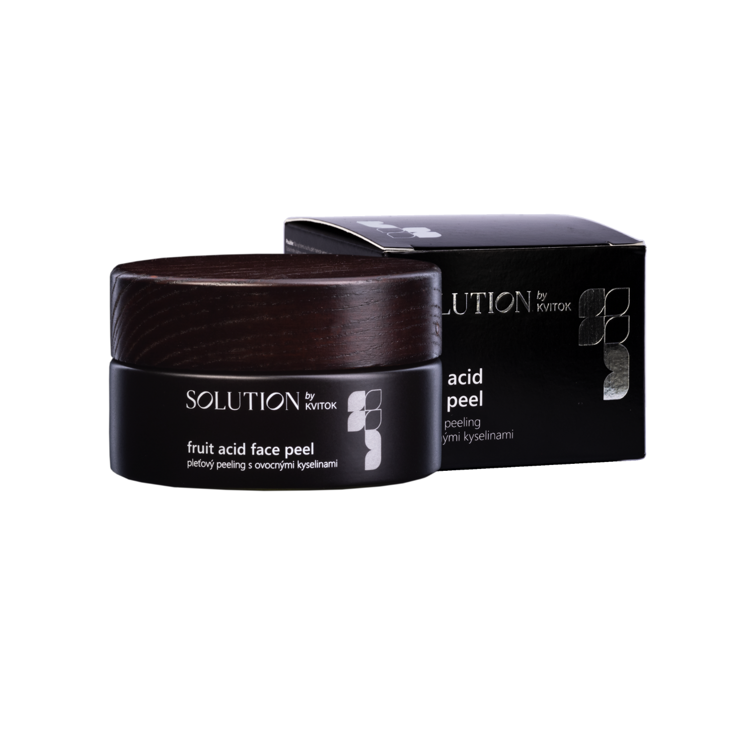 Kvitok Solution Pleťový peeling s ovocnými kyselinami - 30 ml - pročistí póry a revitalizuje pleť Kvitok