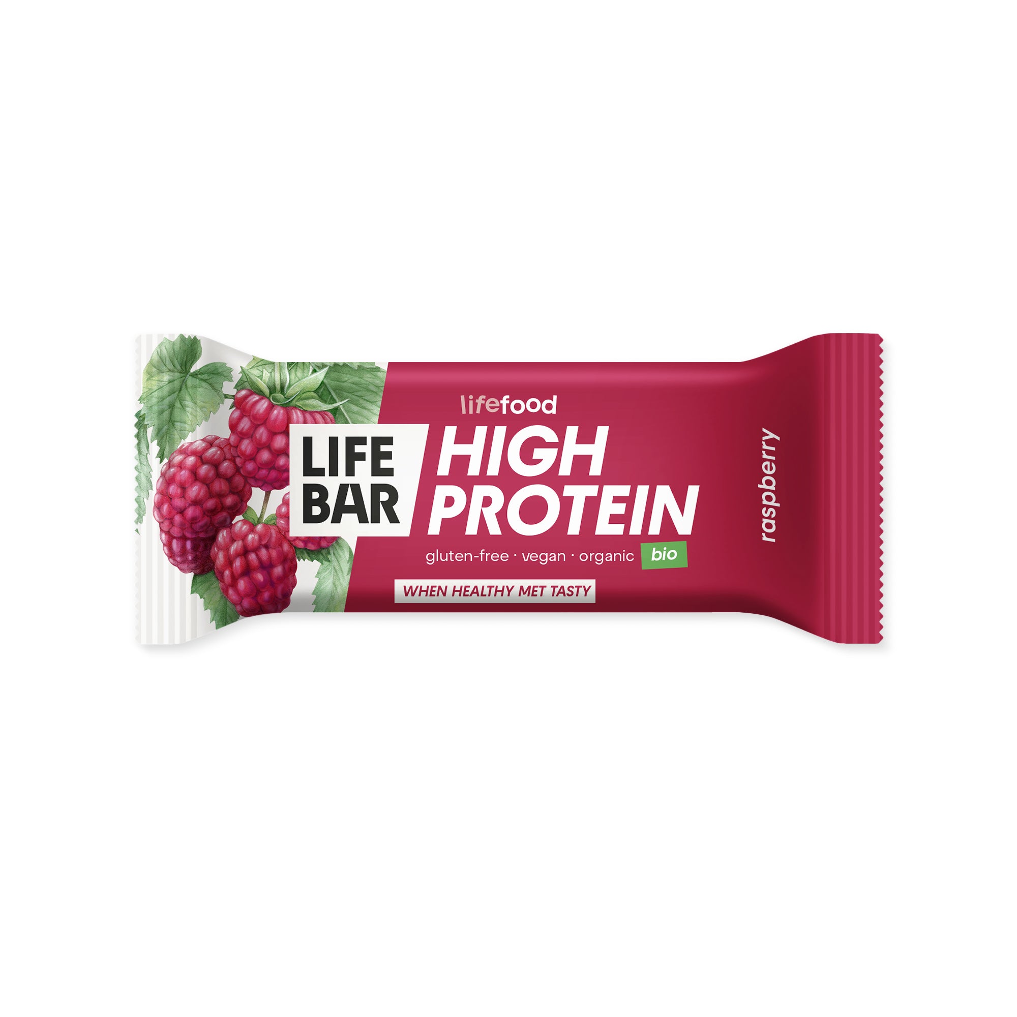 Lifefood Tyčinka Lifebar proteinová s malinami BIO (40 g) - 100% veganská proteinovka Lifefood