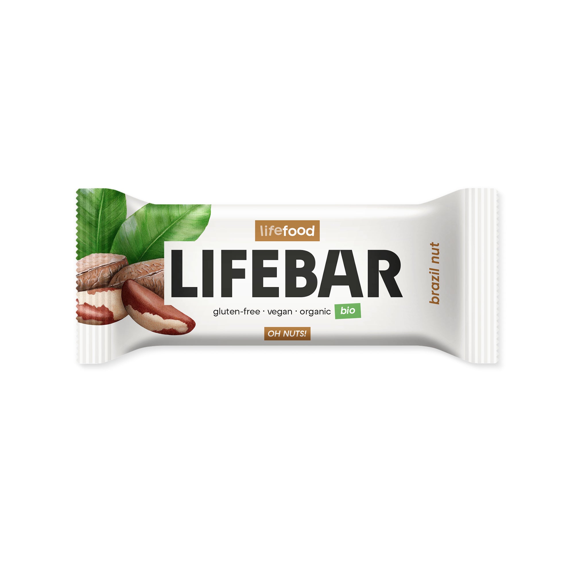 Lifefood Tyčinka Lifebar s para ořechy RAW BIO (40 g) - skvělý přírodní zdroj selenu Lifefood