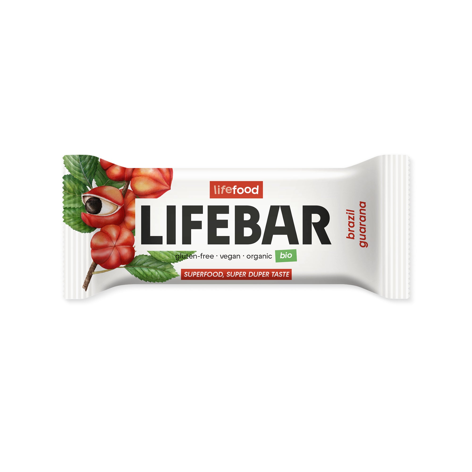Lifefood Tyčinka Lifebar s para ořechy a guaranou BIO (40 g) - slazeno pouze sušeným ovocem Lifefood