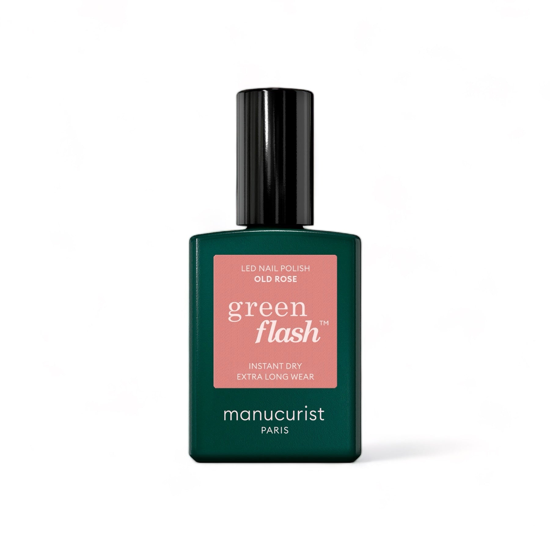 Manucurist Green Flash LED gel lak na nehty - Old Rose (15 ml) - starorůžová barva Manucurist
