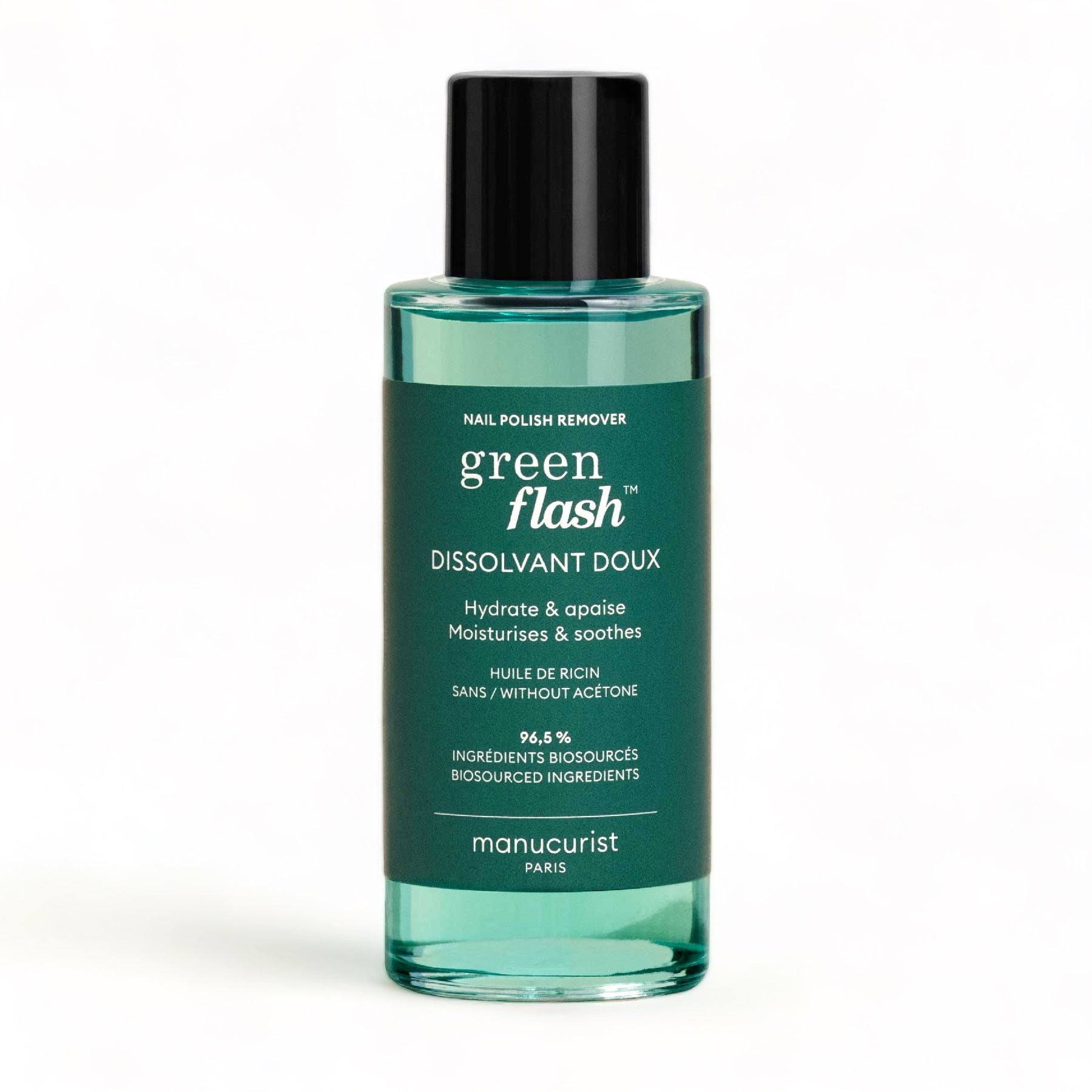 Manucurist Green Flash Šetrný odlakovač LED gel laku (100 ml) - odstraní gelový lak do 1 minuty Manucurist