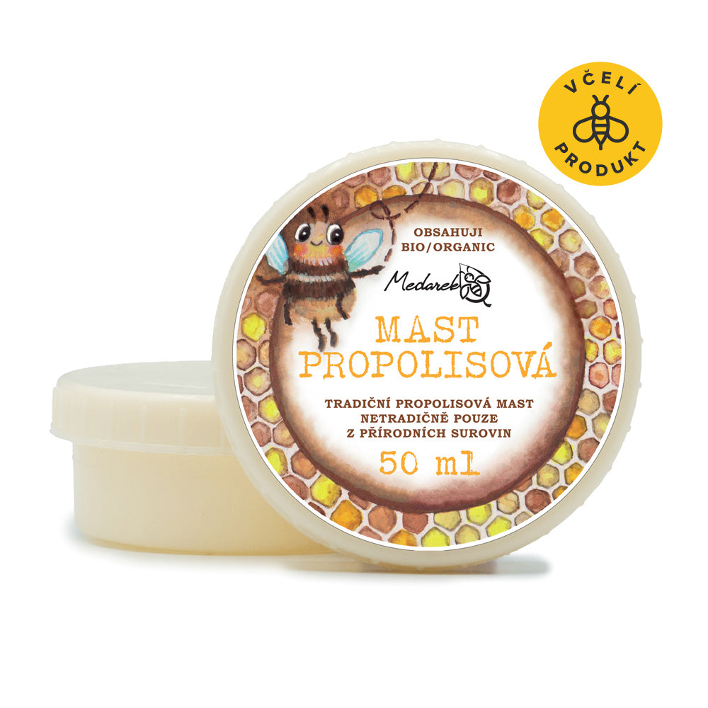 Medarek Propolisová mast - 50 ml - promastí a regeneruje Medarek