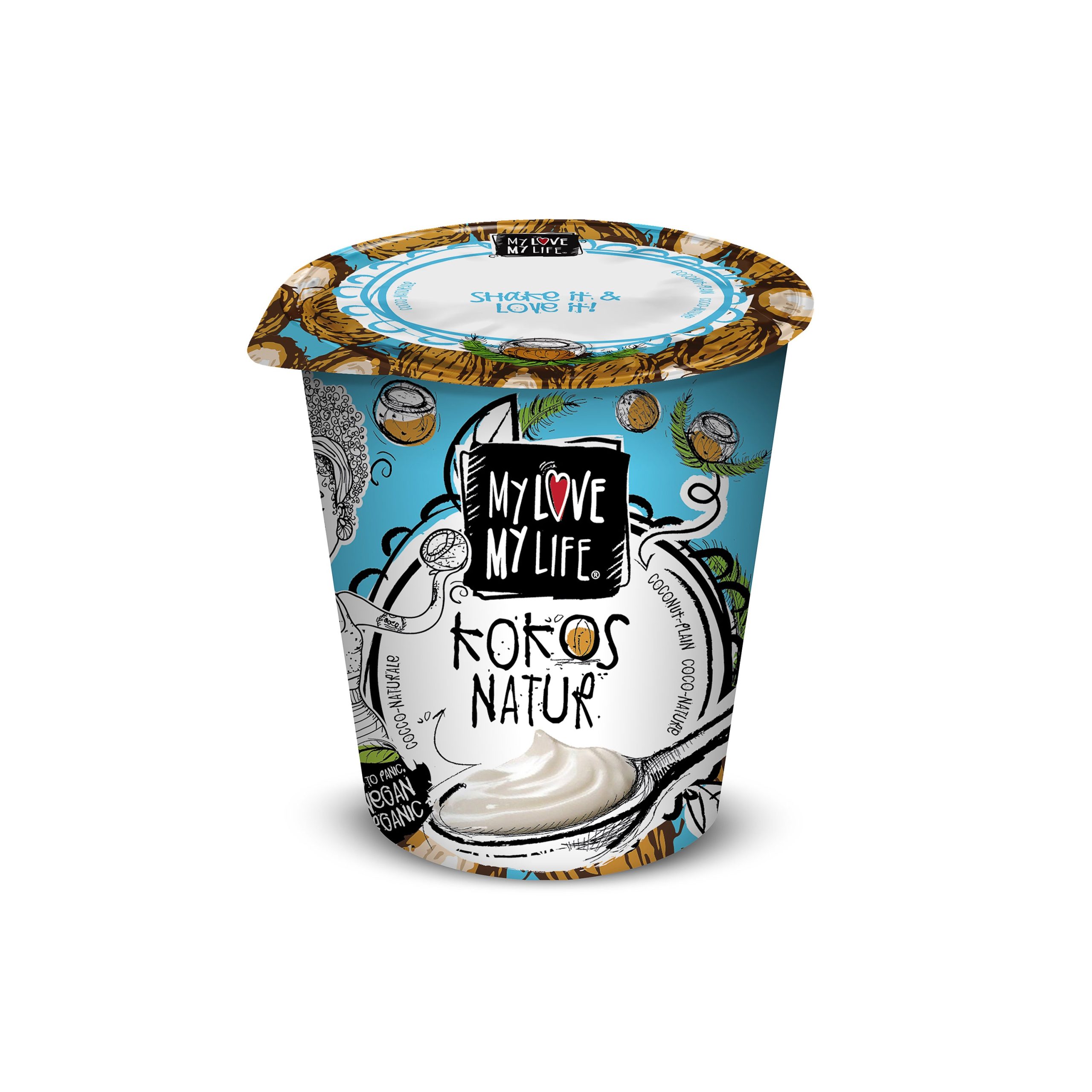 My Love My Life Zakysaný kokosový bílý BIO (125 g) My Love My Life
