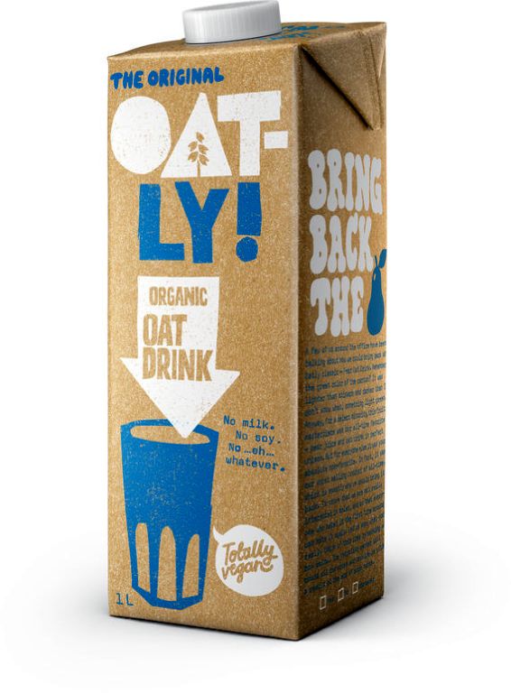 Oatly! Ovesný nápoj BIO (1 l) - rostlinná alternativa mléka Oatly!