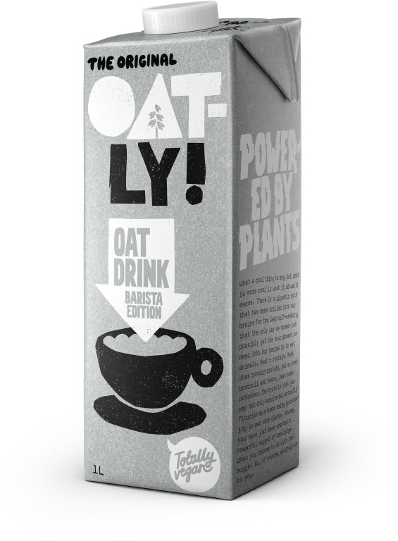 Oatly! Ovesný nápoj Barista - 1 l - krémová pěna i bez mléka Oatly!