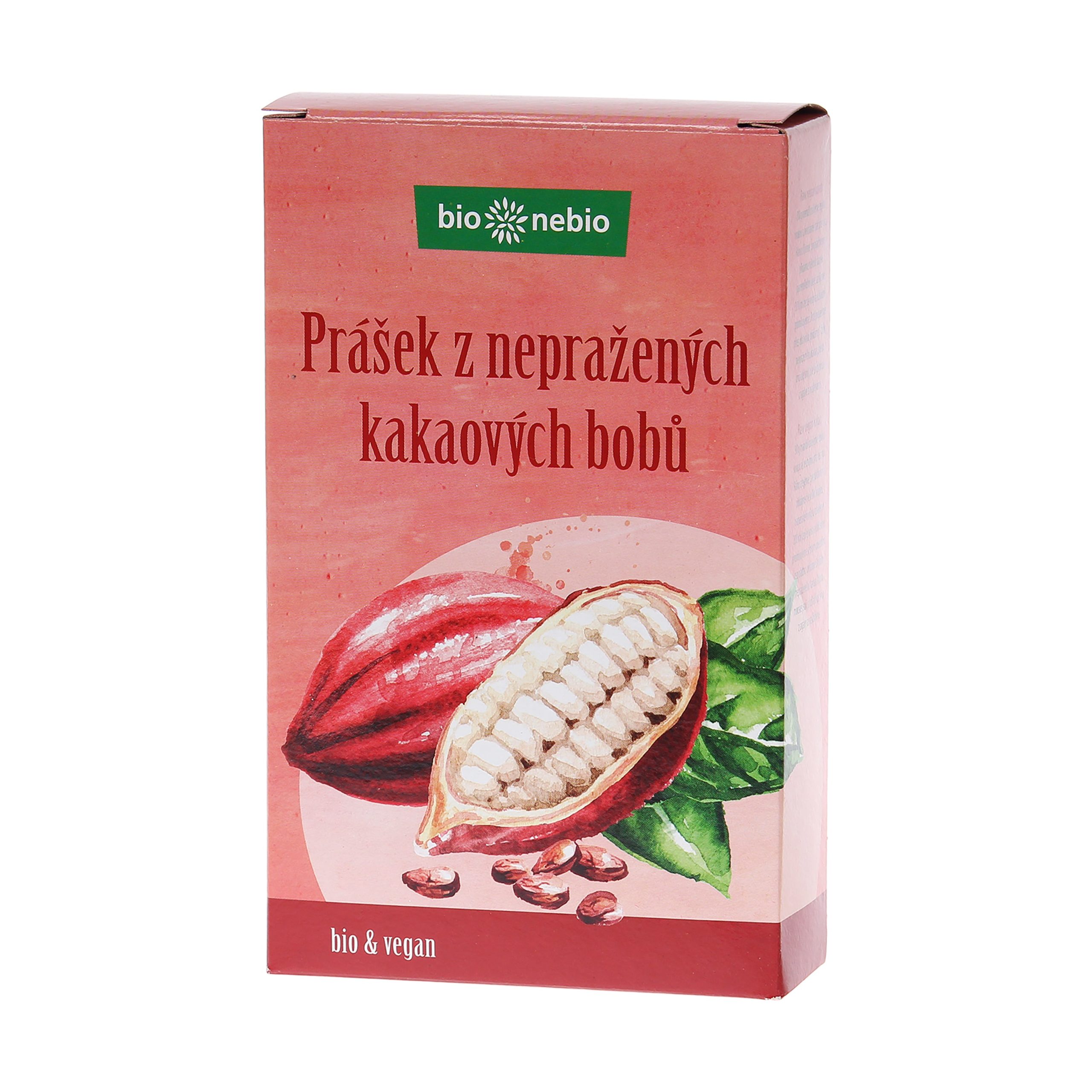 Prášek z nepraženého kakaa 150 g BIO   BIO NEBIO Bio nebio
