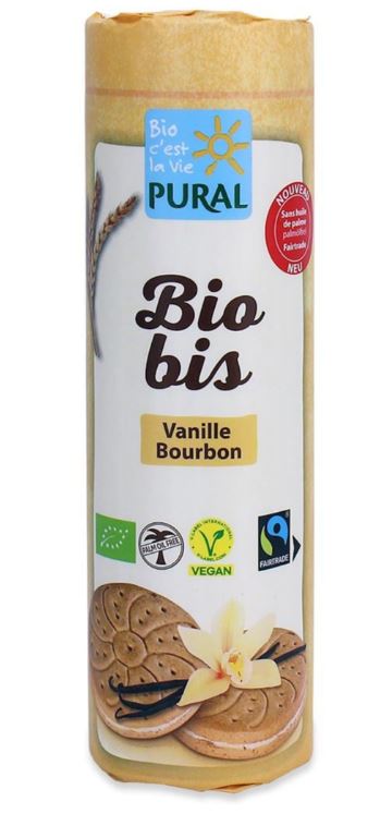 Pural Biobis Sušenky s vanilkovým krémem BIO (320 g) - bez palmového oleje Pural