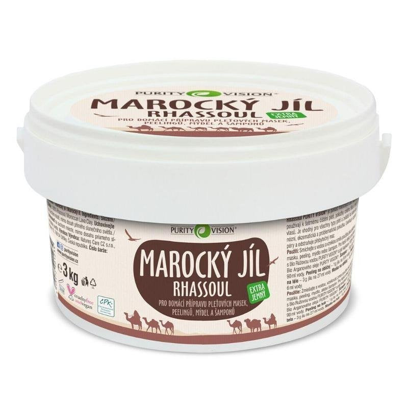 Purity Vision Rhassoul - marocký jíl - 3 kg - šampon