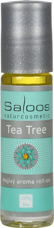 Saloos Aroma roll-on Tea Tree BIO (9 ml) - pošk. obal - hojí štípance i akné Saloos