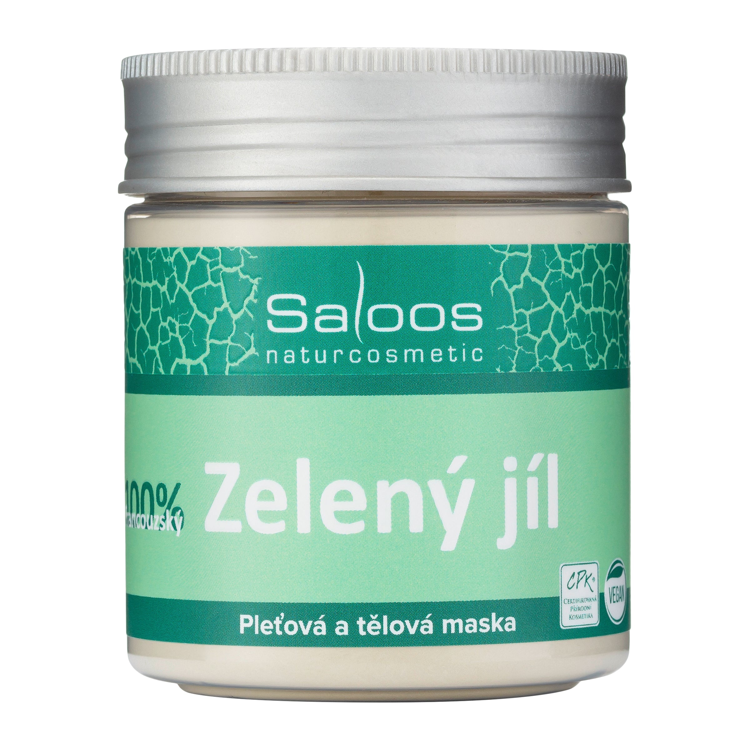 Saloos Zelený jíl (140 g) - vhodný pro smíšenou