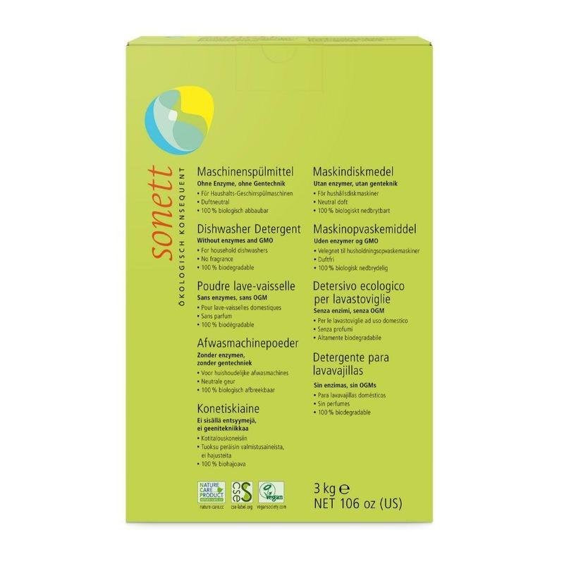 Sonett Prášek do myčky (3 kg) - pošk. obal - i na odolné zaschlé skvrny Sonett