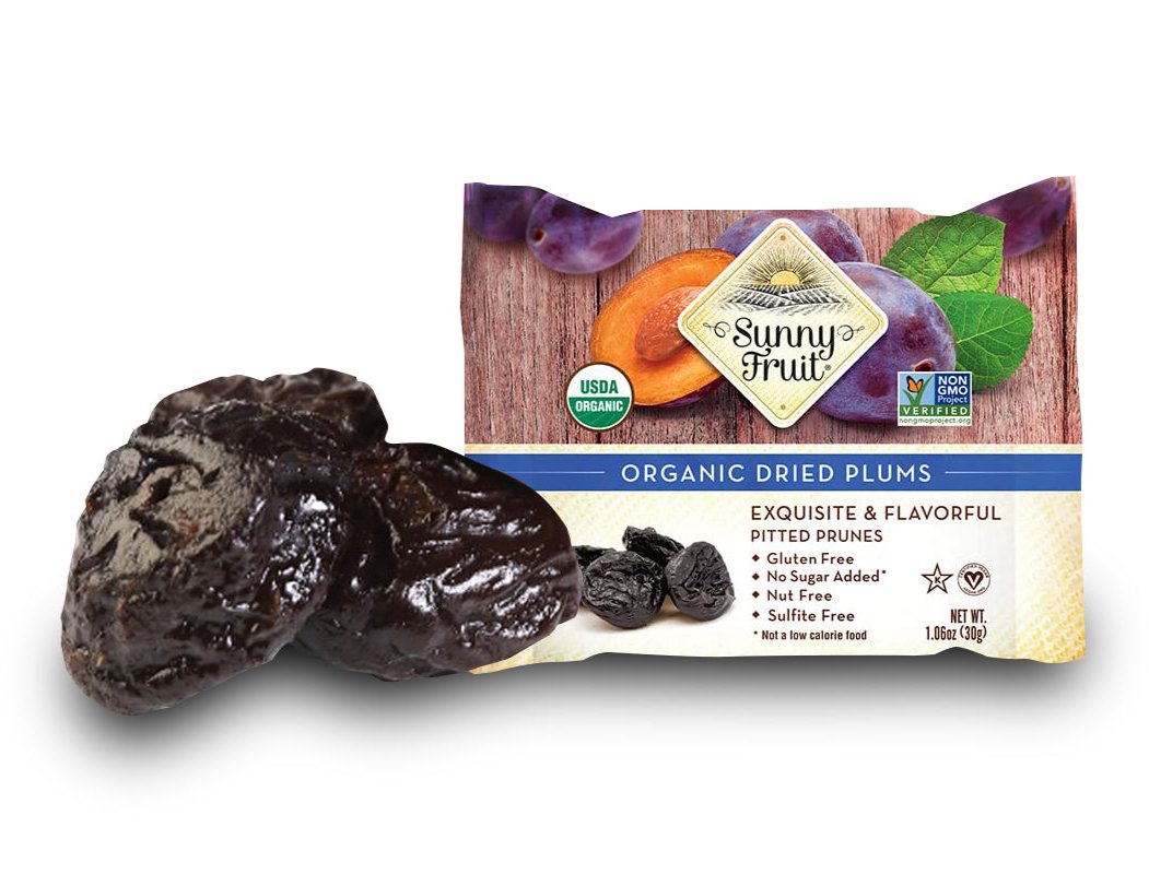 Sunny Fruit Švestky sušené na slunci BIO - 30g - šťavnaté a bez pecek Sunny Fruit