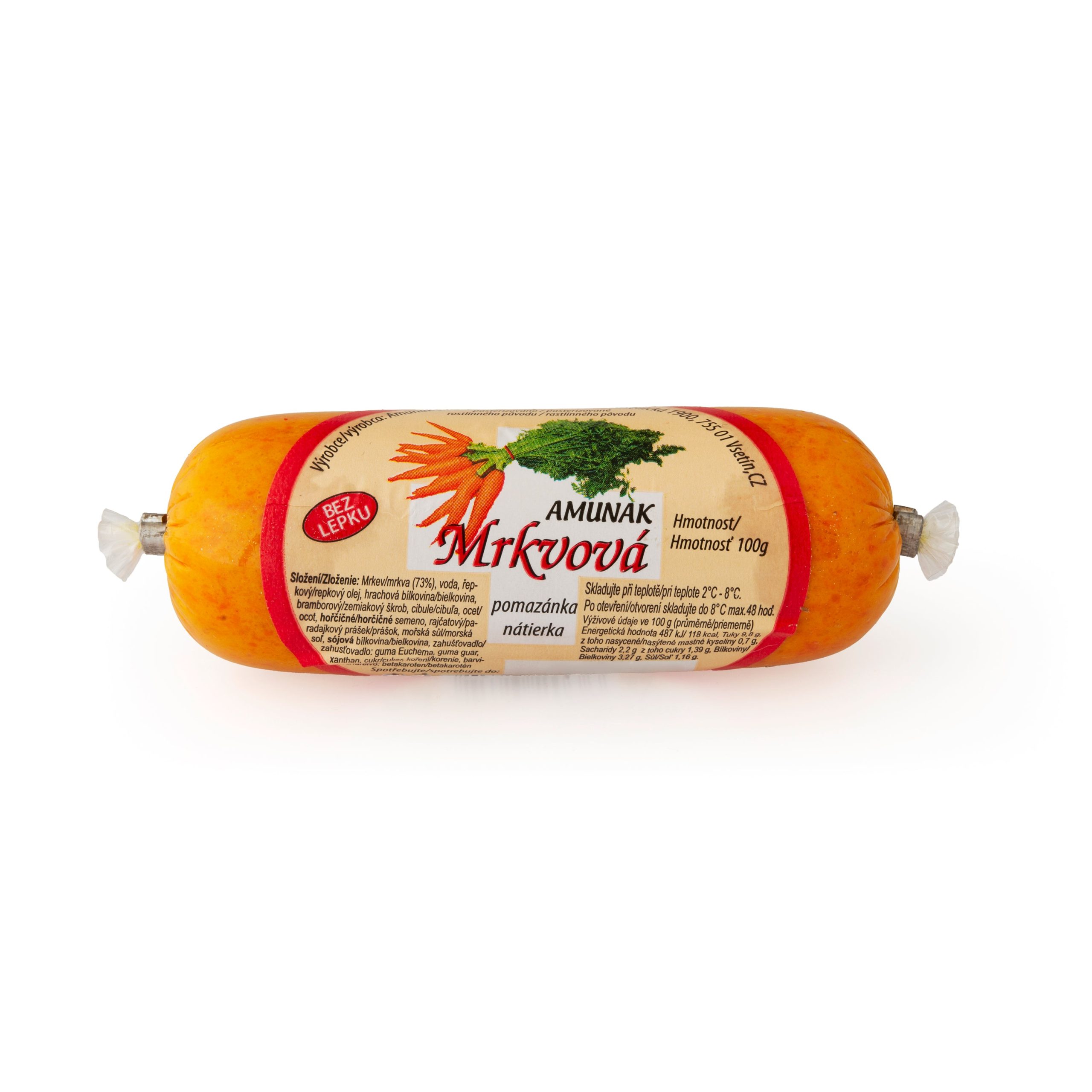 Svačinka Mana mrkvová 100 g   AMUNAK Amunak