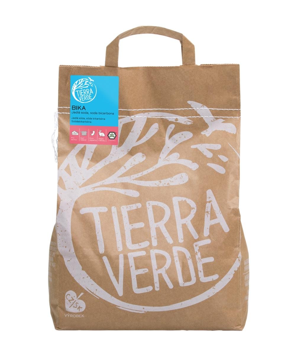 Tierra Verde BIKA – Jedlá soda (Bikarbona) - 5 kg pytel - všestranný pomocník Tierra Verde