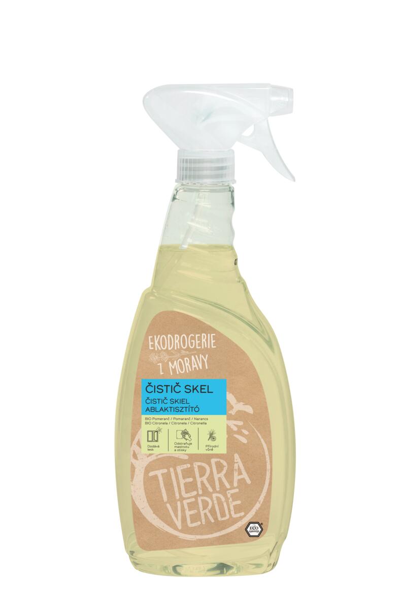 Tierra Verde Čistič skel s BIO pomerančem a citronelou - 750 ml Tierra Verde