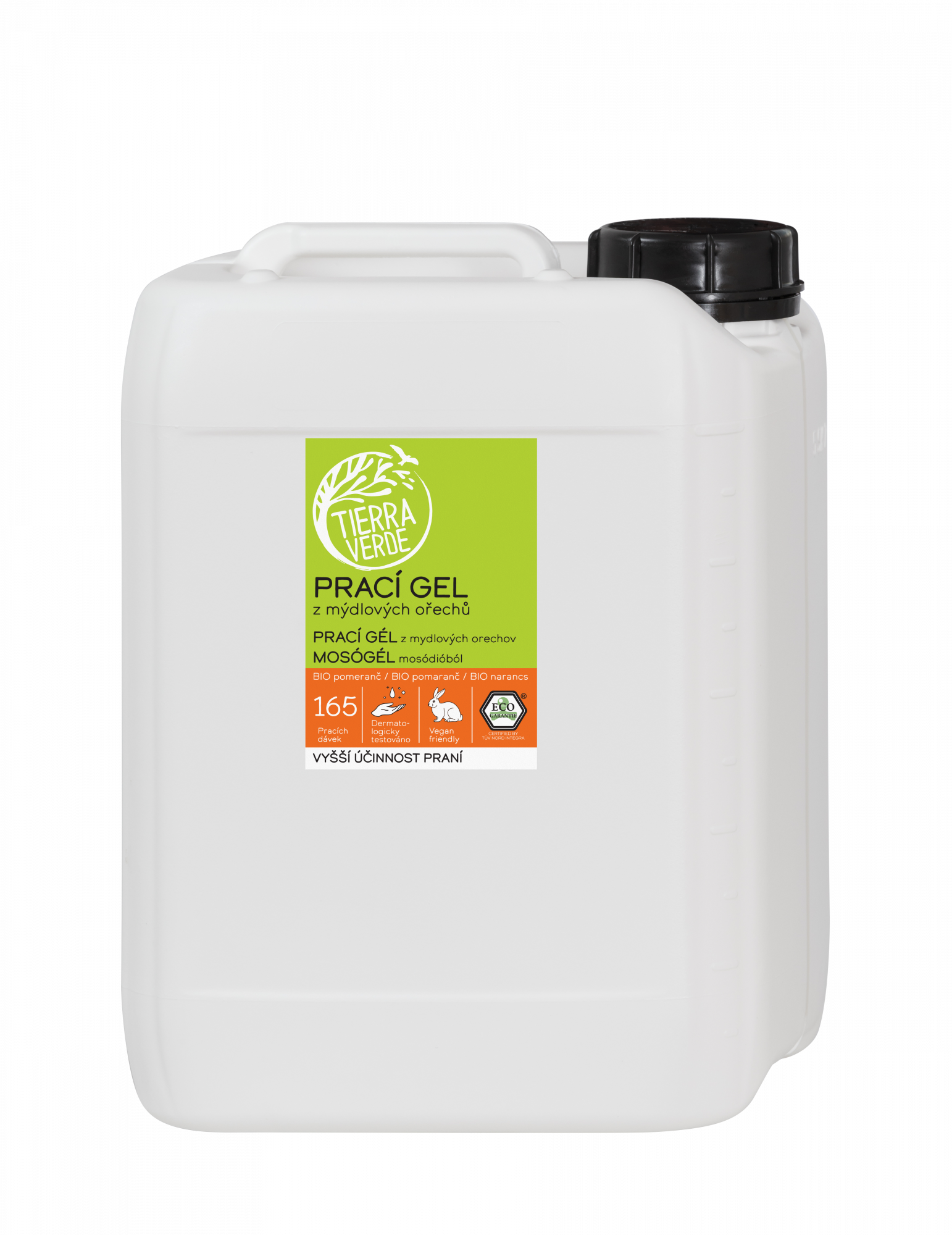 Tierra Verde Prací gel s BIO pomerančem - 5 l Tierra Verde