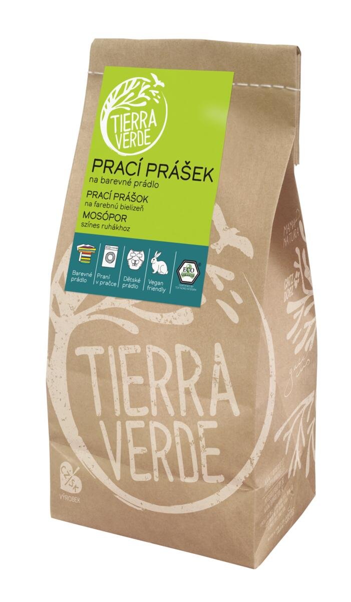 Tierra Verde Prací prášek na barevné prádlo - pap. sáček 850 g Tierra Verde