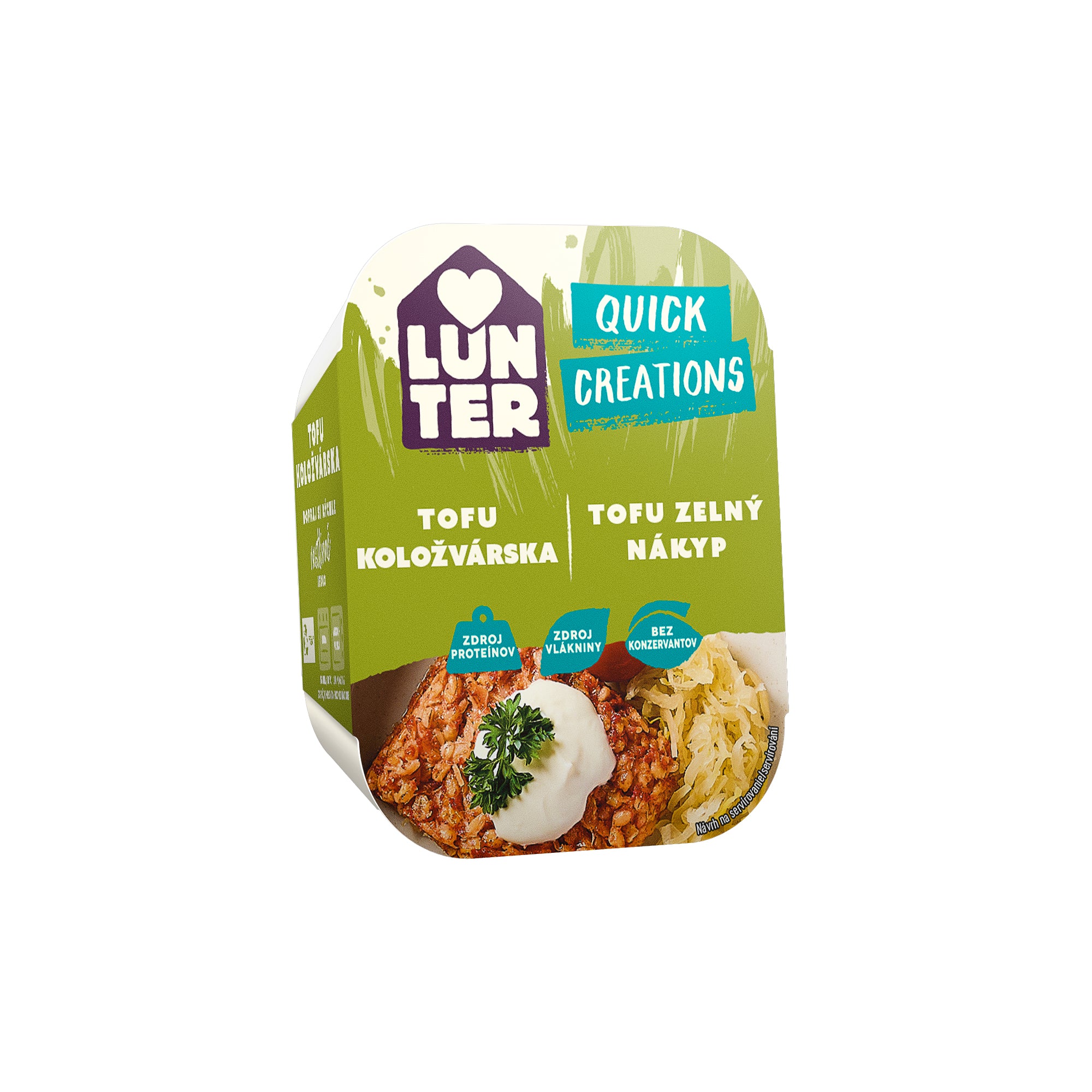 Tofu Prejt s kysaným zelím Quick Creations 190 g   LUNTER Lunter