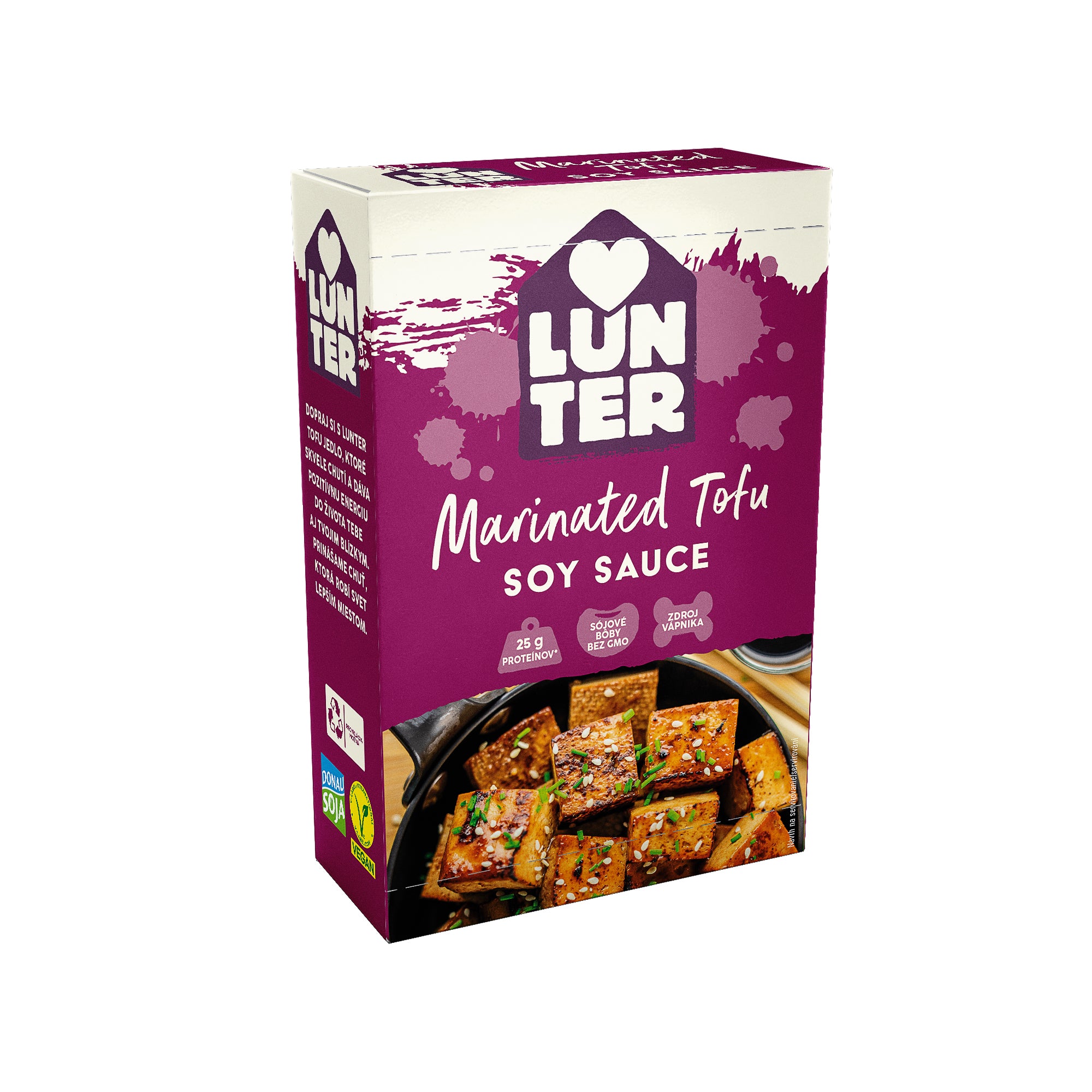 Tofu marinované v sójové omáčce 180 g   LUNTER Lunter