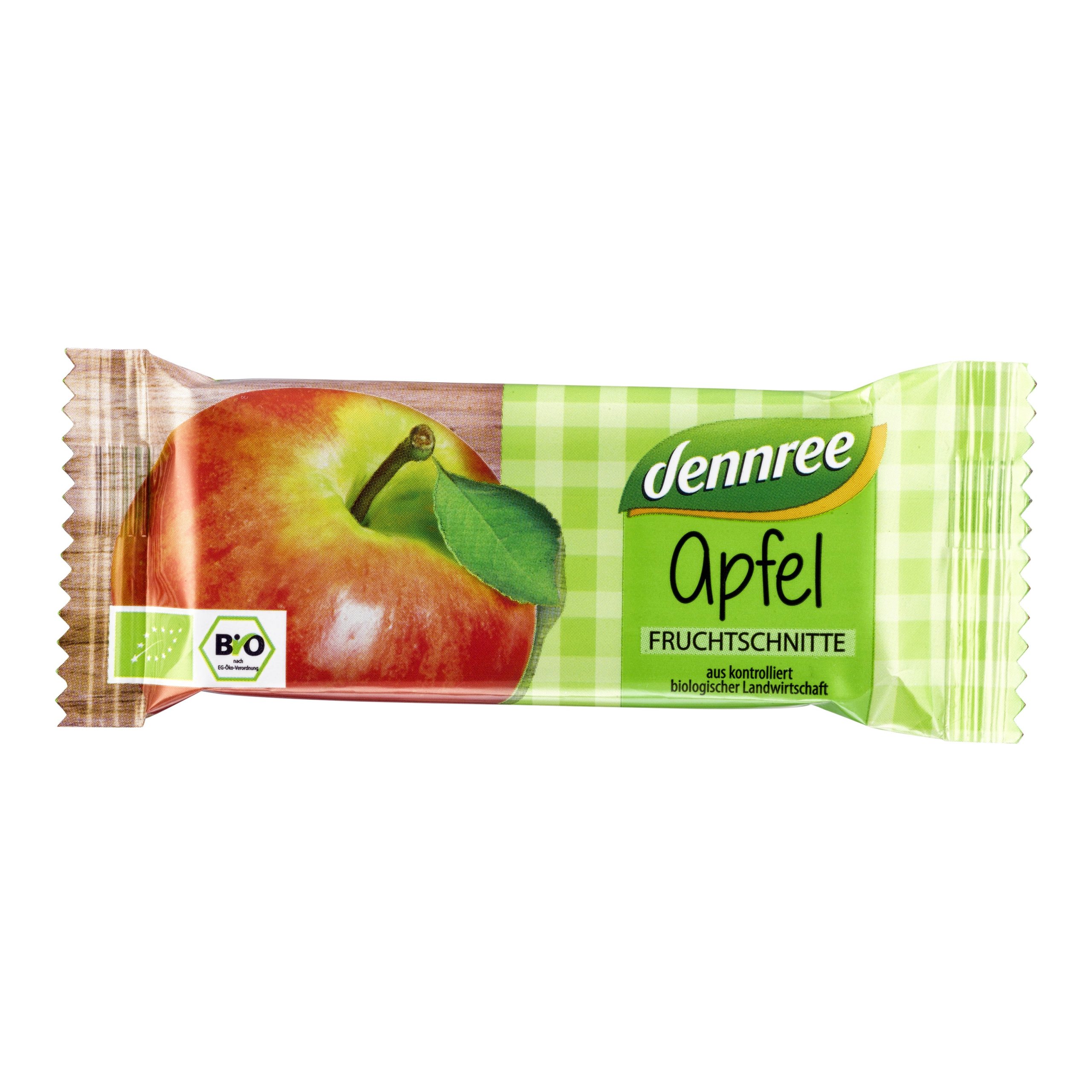 Tyčinka ovocná jablko 40 g BIO   DENNREE Dennree