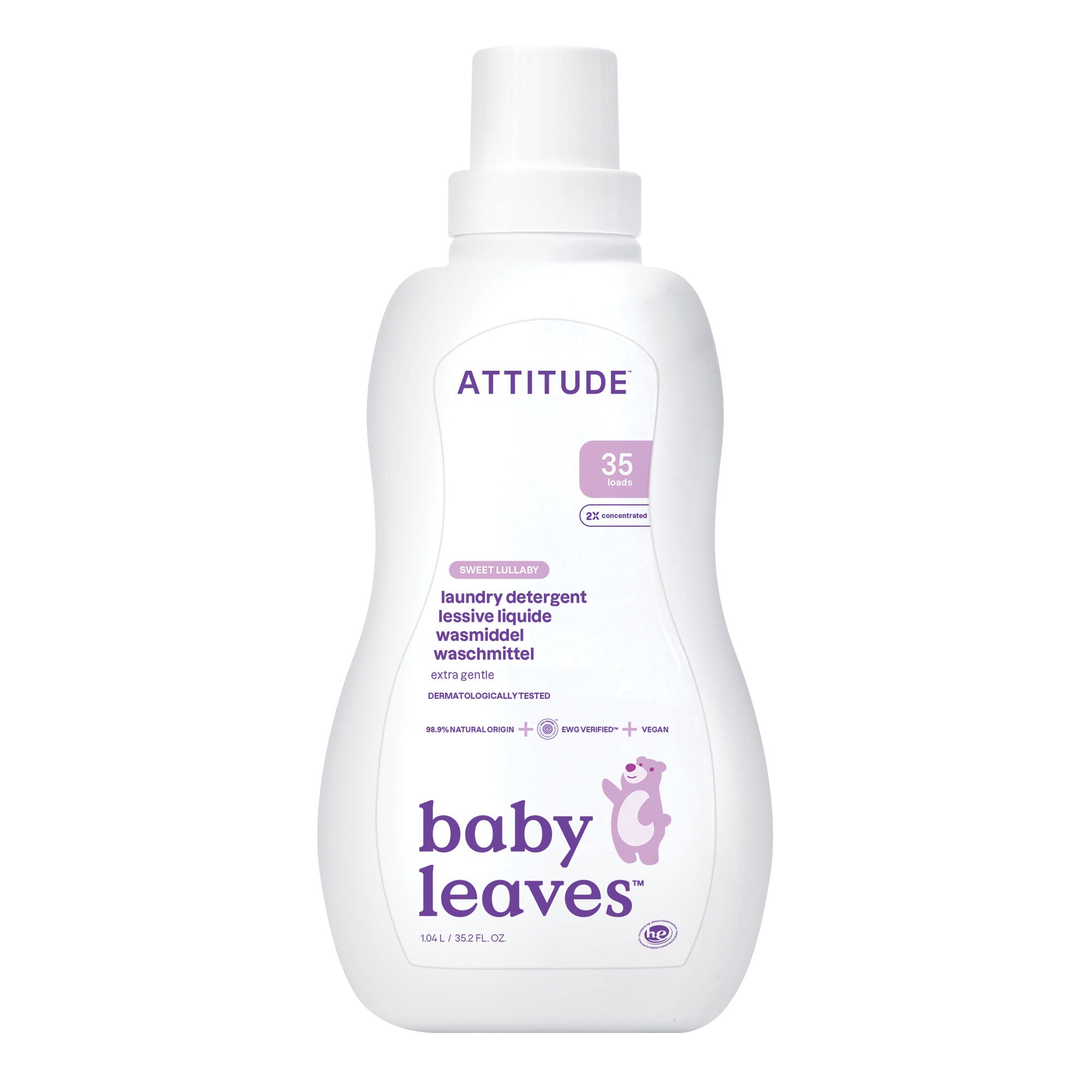 Attitude Prací gel pro děti s vůní Sweet Lullaby (1040 ml) Attitude