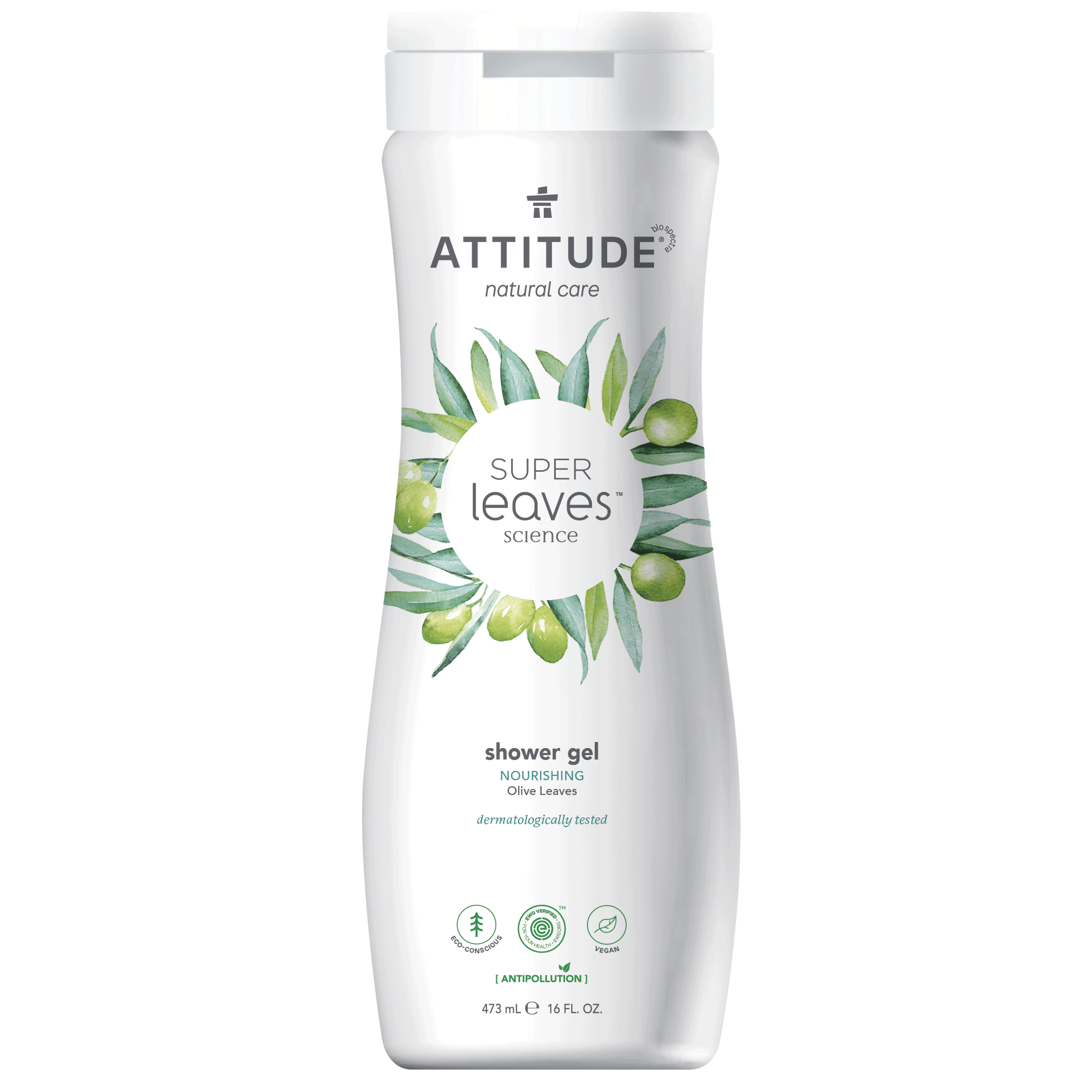 Attitude Sprchový gel Super Leaves - olivové listy (473 ml) Attitude