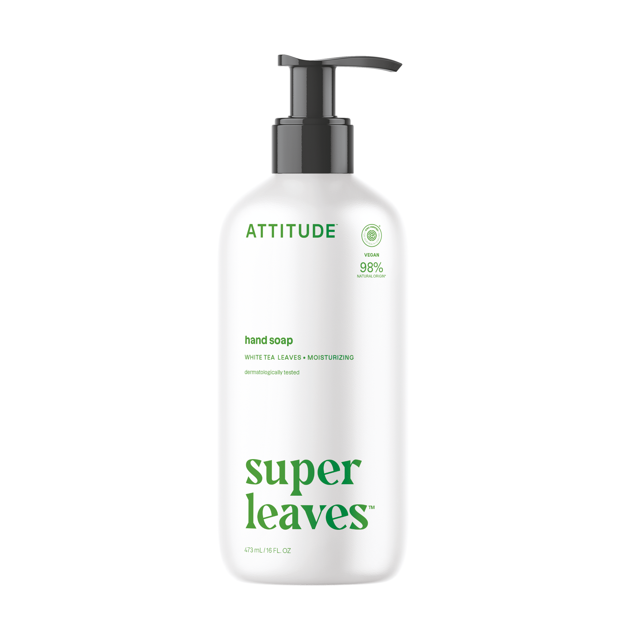 Attitude Tekuté mýdlo na ruce Super Leaves - olivové listy (473 ml) Attitude