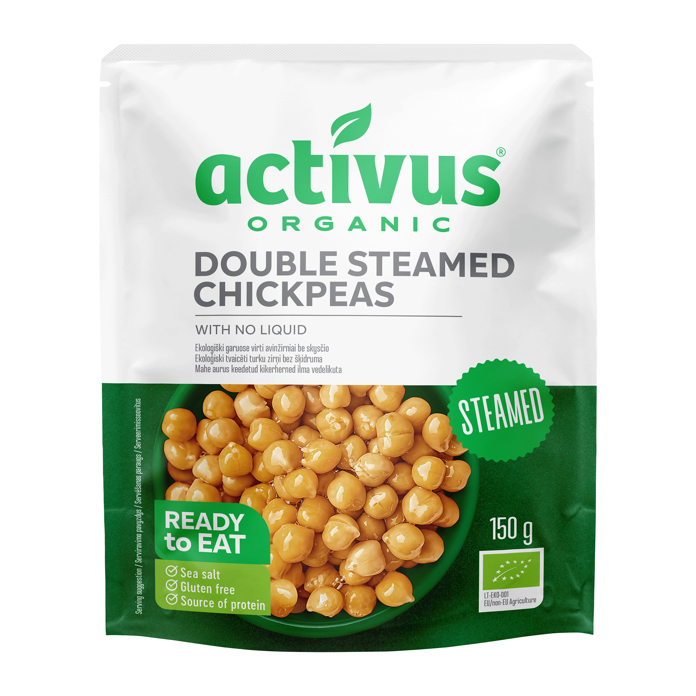 Cizrna na páře bez nálevu 150 g BIO   ACTIVUS Activus