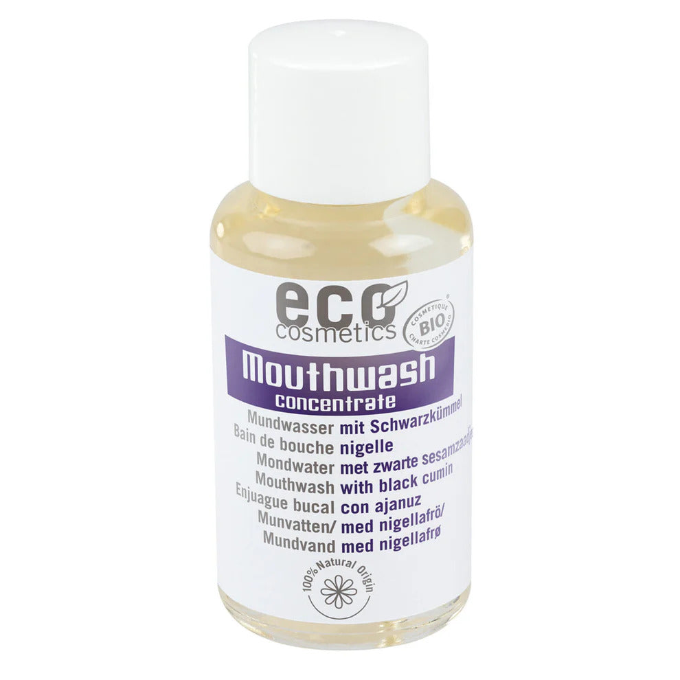 Eco Cosmetics Ústní voda s černuchou BIO (50 ml) - s výtažky ze šalvěje a echinacey Eco Cosmetics