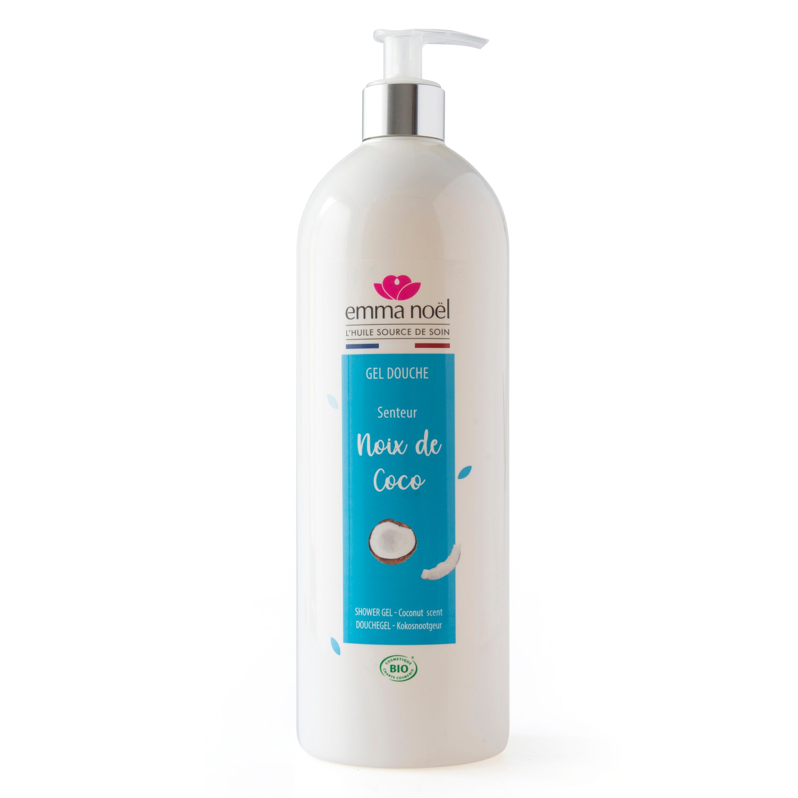 Gel sprchový kokos 1 l BIO   EMMA NOËL Emma Noël