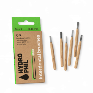 Hydrophil Bambusov&yacute; mezizubn&iacute; kart&aacute;ček (6 ks) - 0
