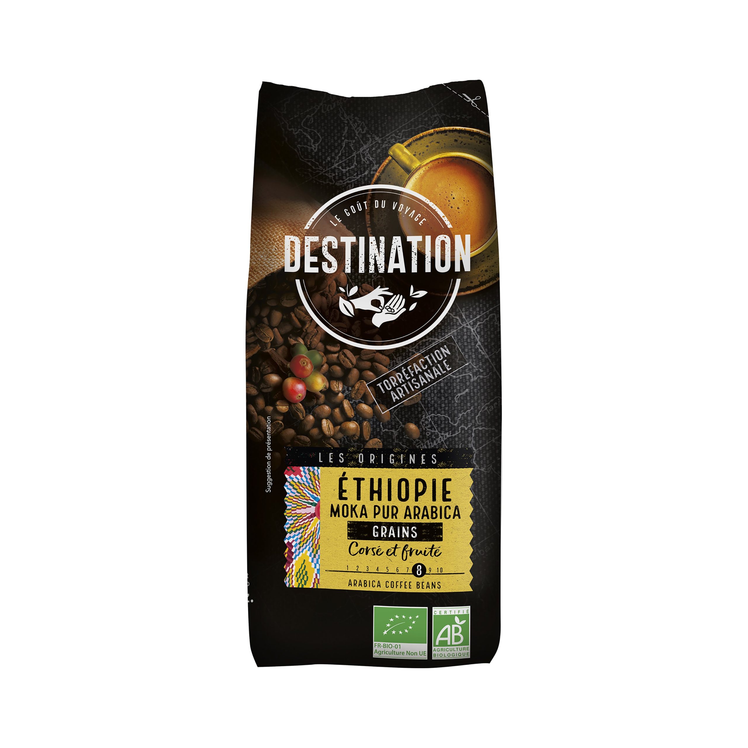 Káva zrnková Etiopie 500 g BIO   DESTINATION Destination