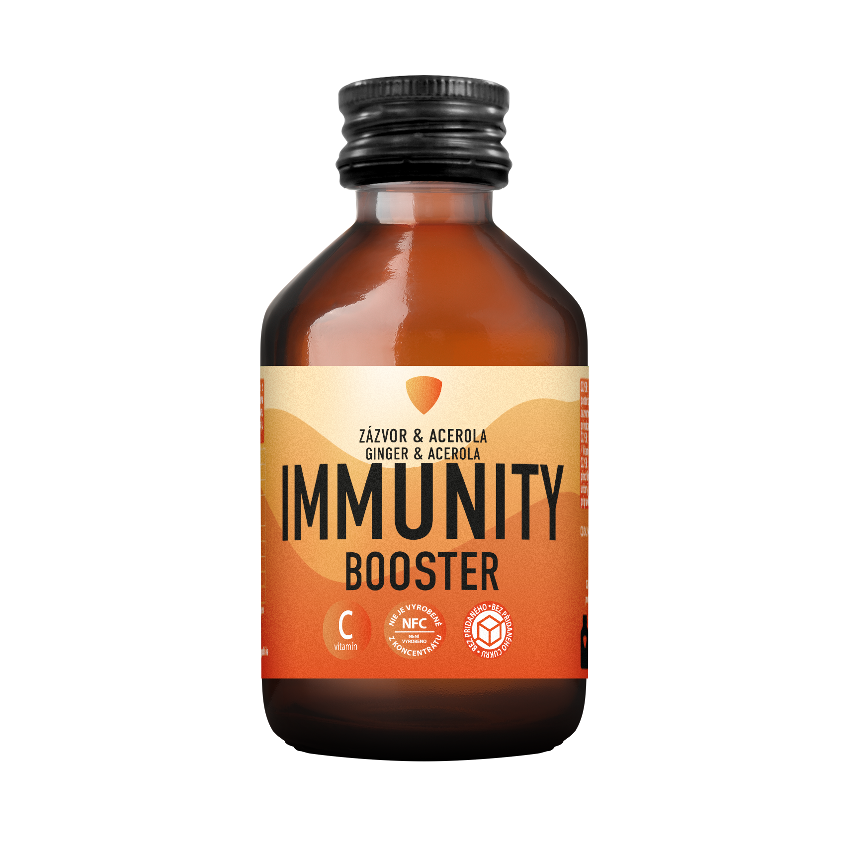 LEROS Healthy booster Zázvor & Acerola Immunity shot (100 ml) - pro posílení obranyschopnosti LEROS